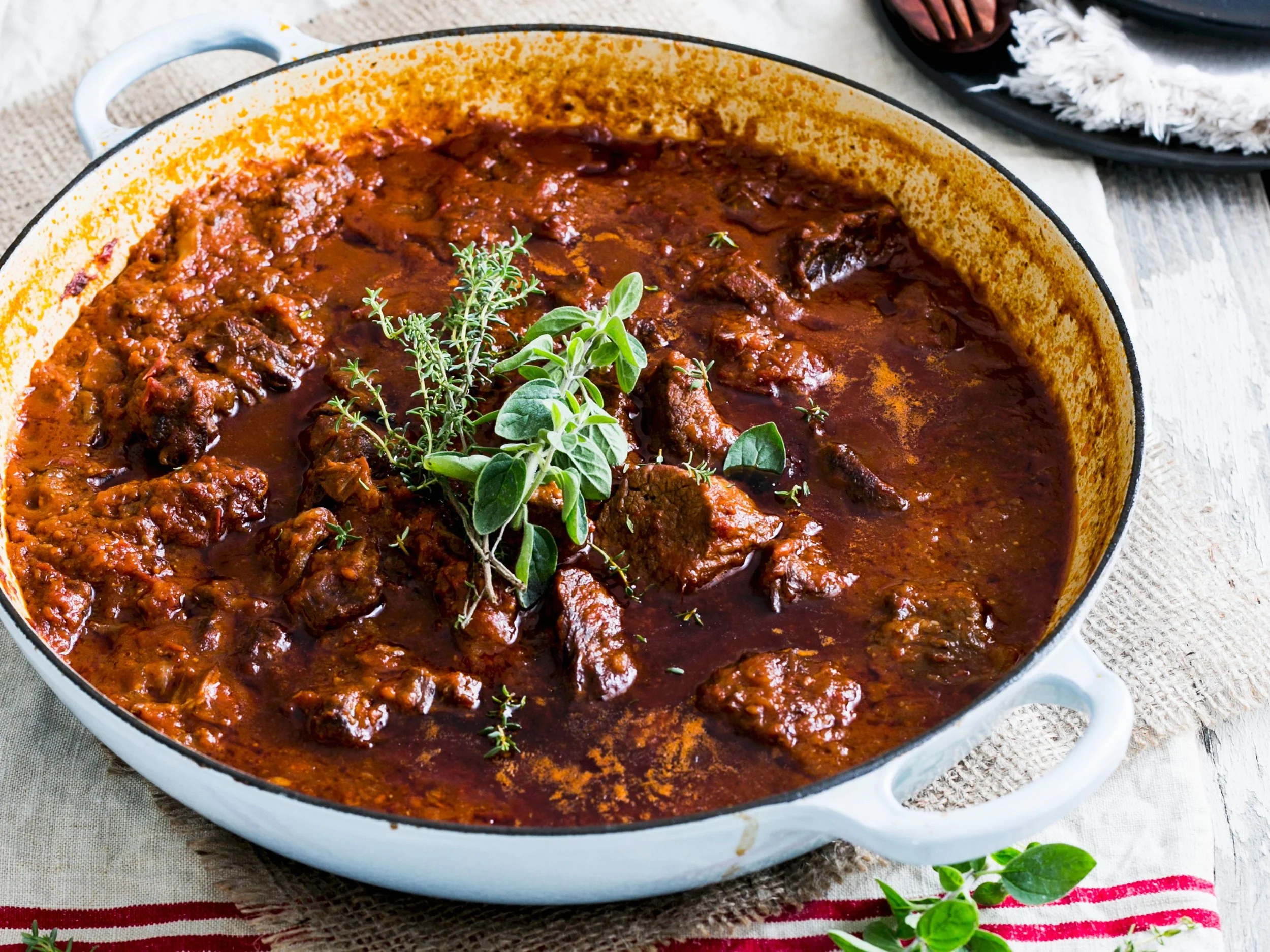 Beef Goulash with Herbs