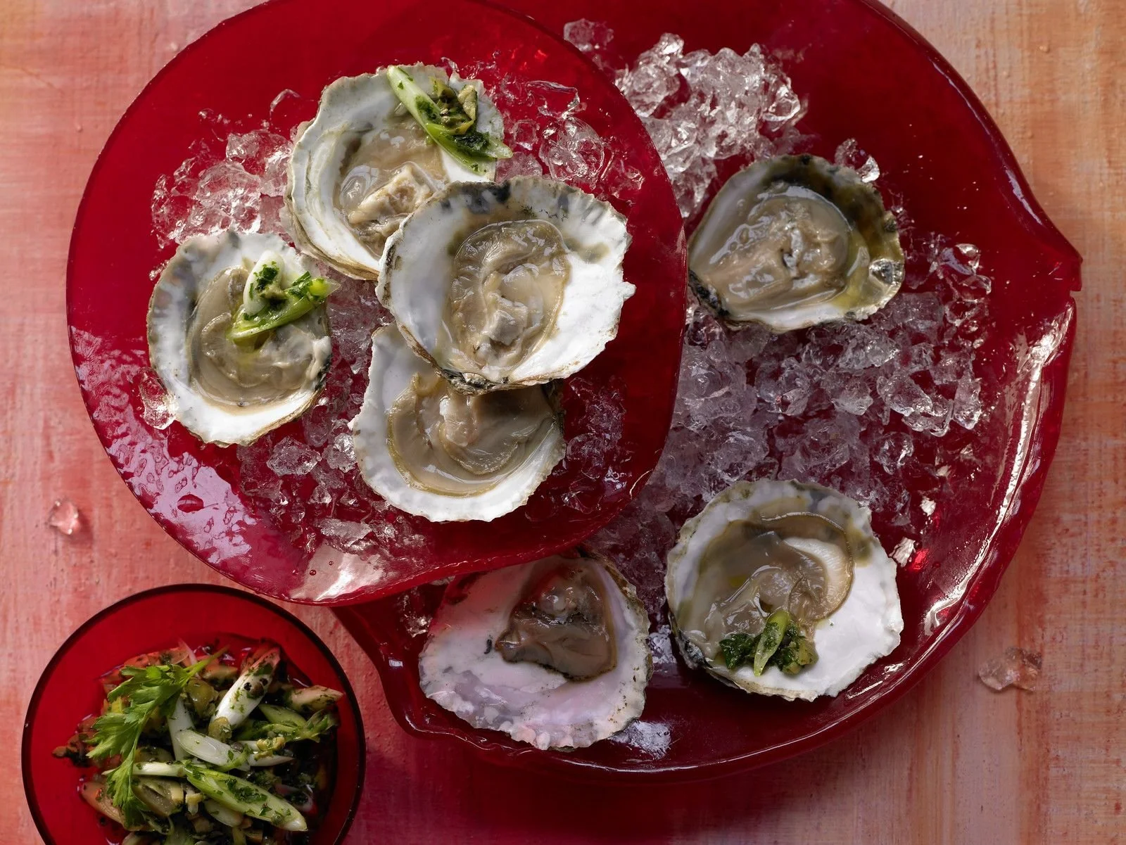 Smarter Oysters with Parsley Salsa Verde