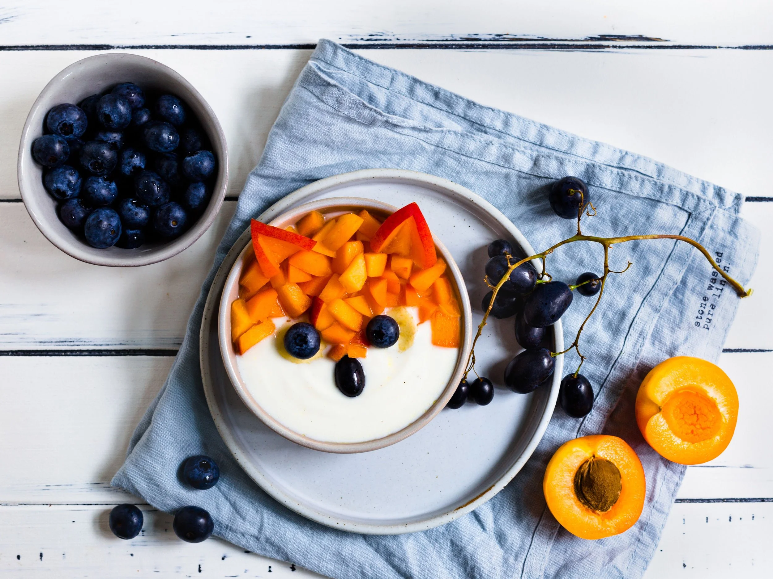 Vanilla Yogurt Bowl with Apricots