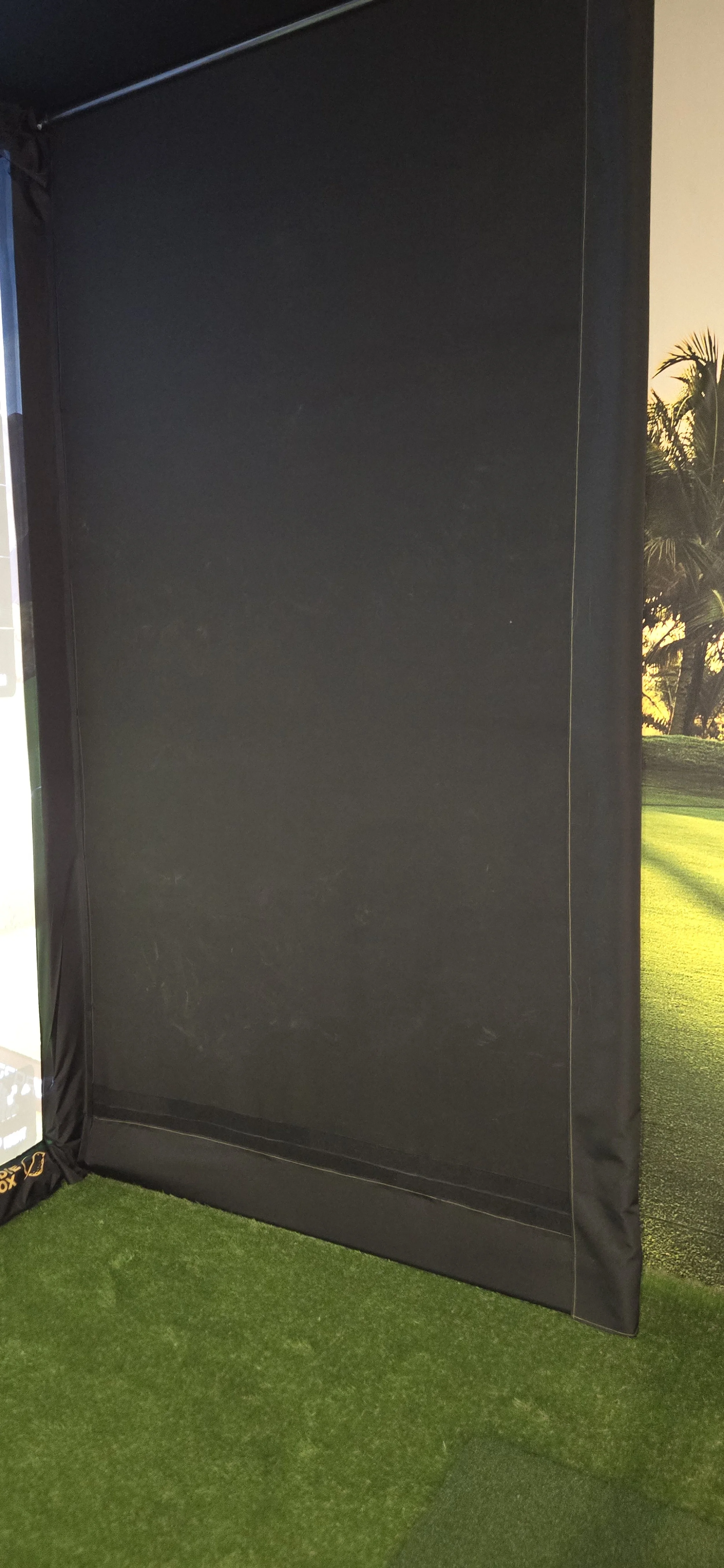 Birdie Box Golf Simulator Enclosure, Fabric Close-Up