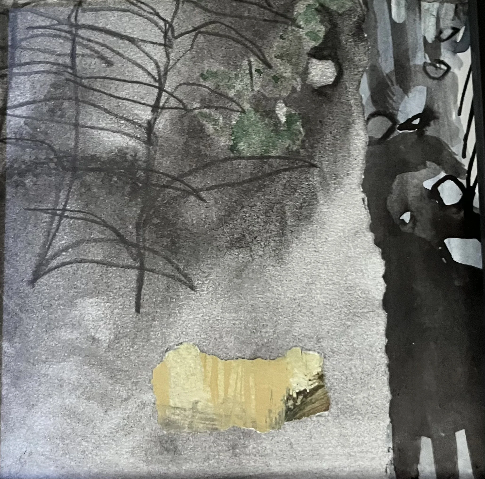 Fieldwork 5, mixed media, 7.5x7.5, framed .jpeg