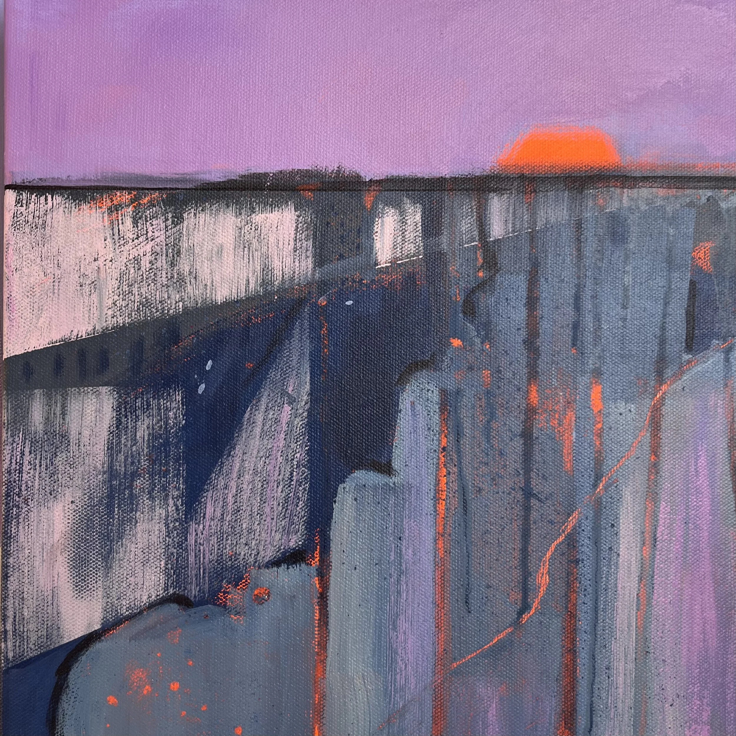 Lebenzon_Ice Pond at Sunset_acrylic_12x12_$350.jpeg