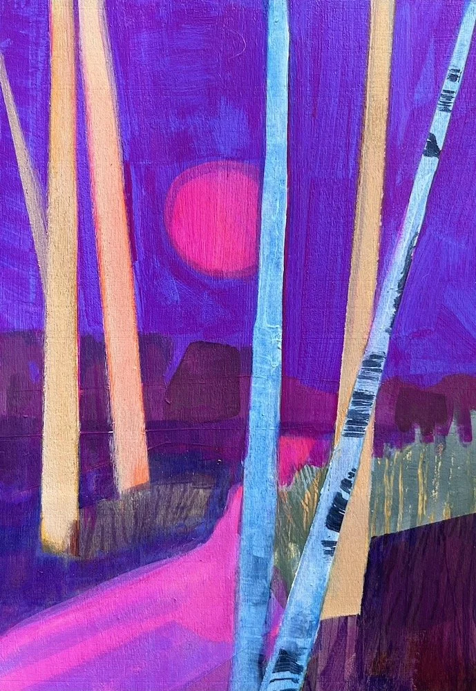 Blue Birches 7x5 acrylic on wood panel .jpeg