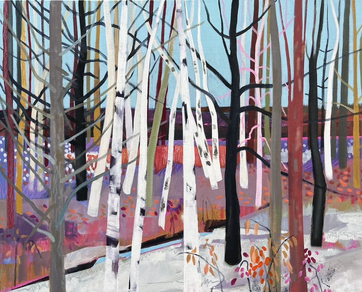 Because He Searches for Birches 24x30 acrylic.jpeg