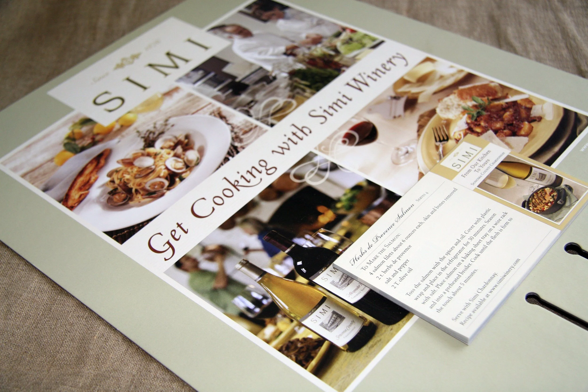 Simi Winery - Recipe Case Card