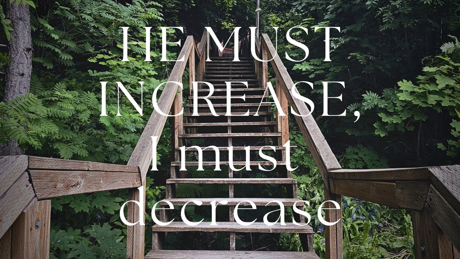 He Must Increase, I Must Decrease episode artwork