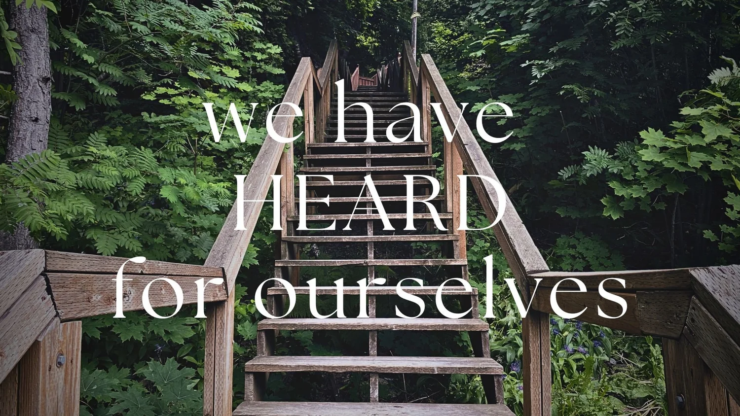 We Have Heard for Ourselves episode artwork