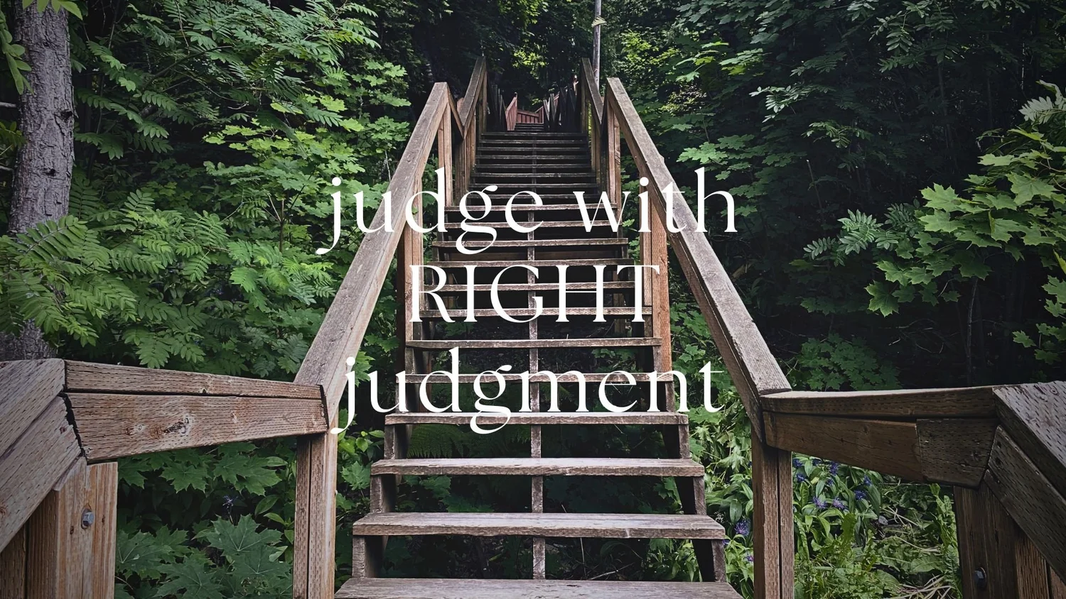 Judge With Right Judgment episode artwork