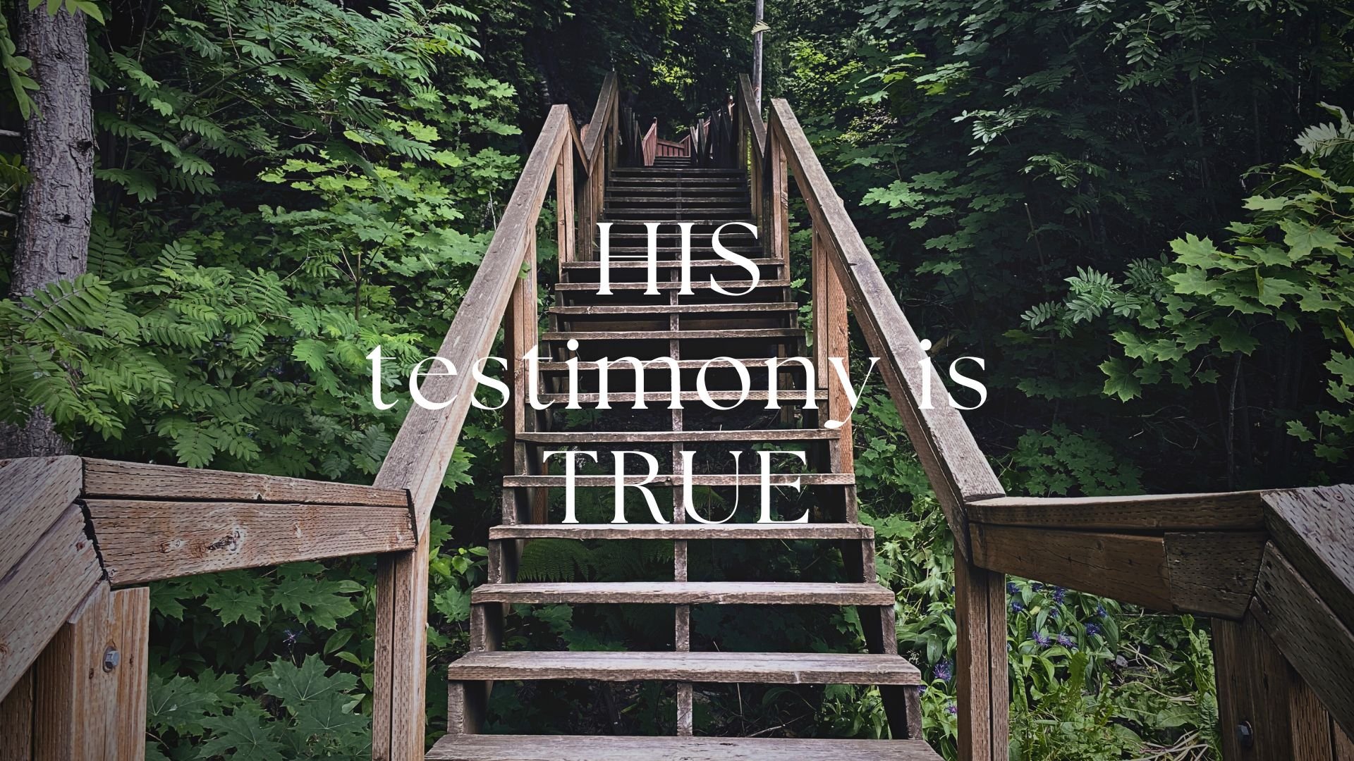 His Testimony is True