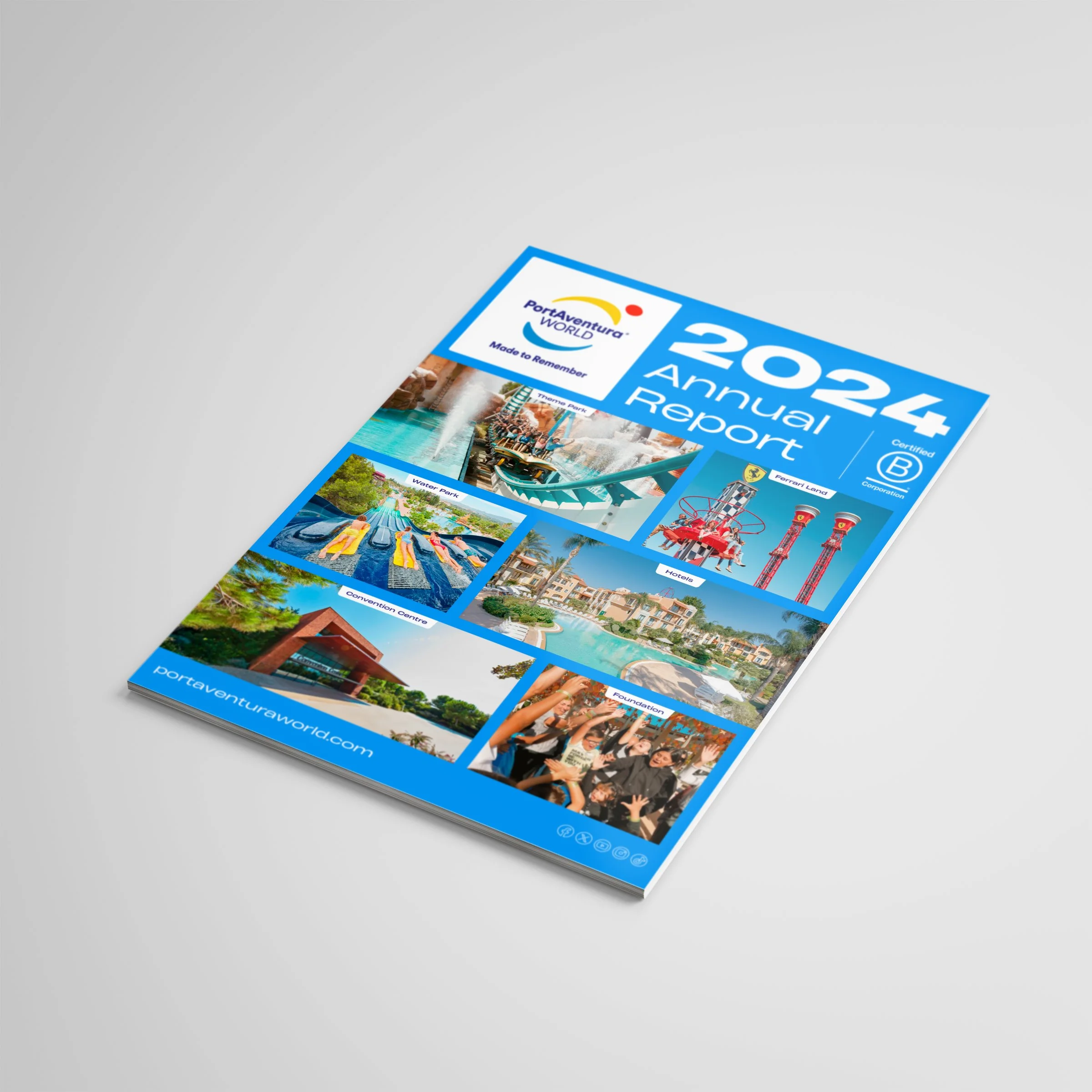 Diseño editorial PortAventura World