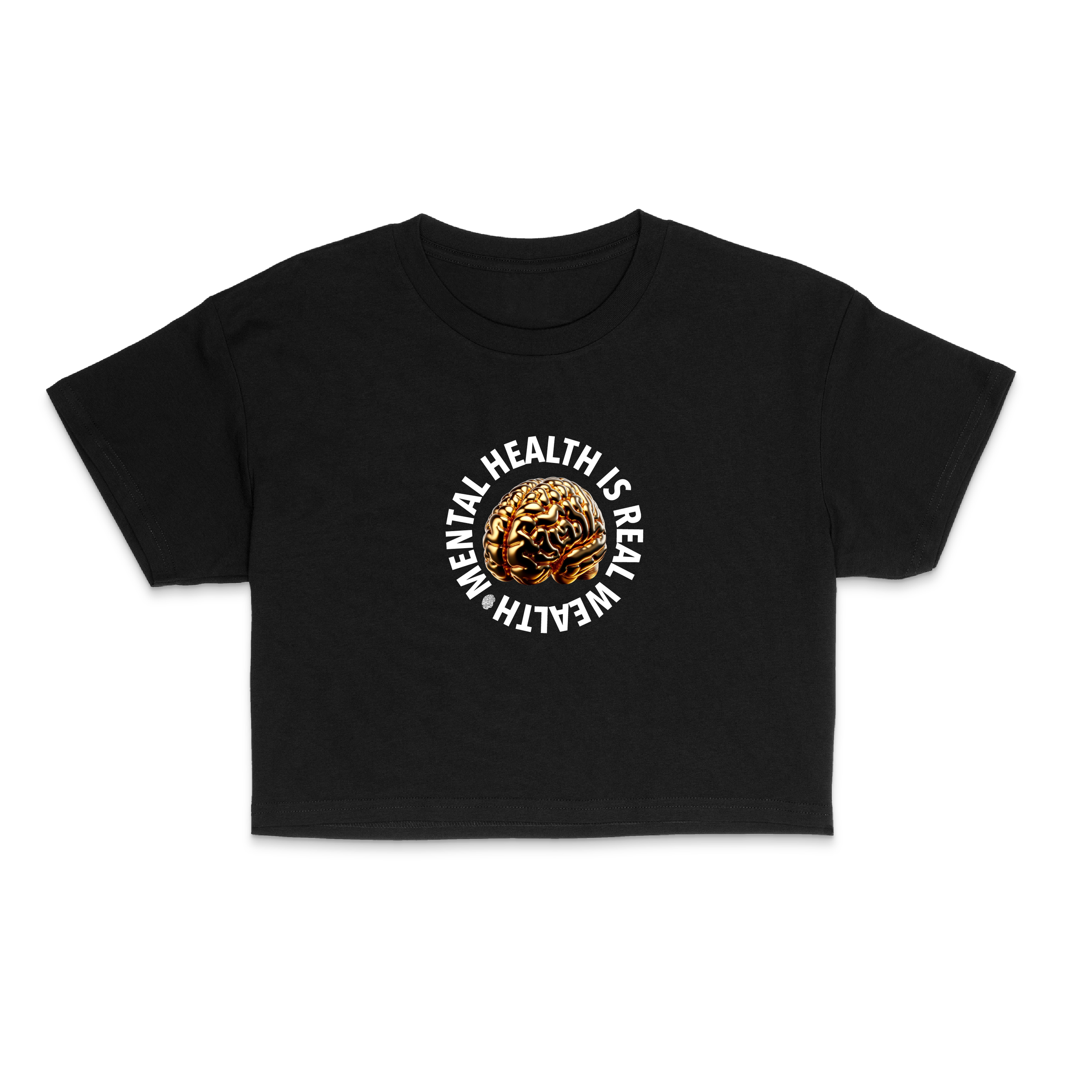 CROP TOP T-SHIRT (BLACK)