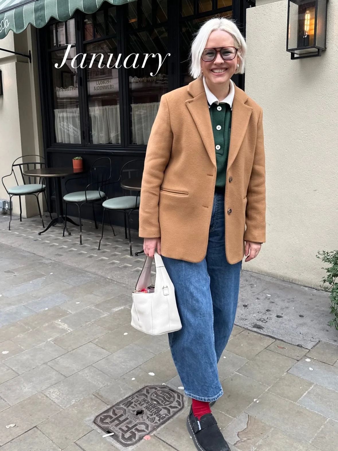 My year in style! Lots of coloured socks, leopard print, outfit repeating and neutrals with splashes of colour (also did lots of travelling with friends - hopefully more of that next year!)