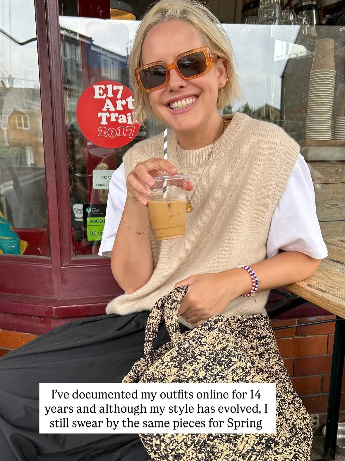 My top items for spring, throughout the years! 
And sometimes it&rsquo;s denim, a shirt, cardigan, trench and pop of colour all together 👌🏼