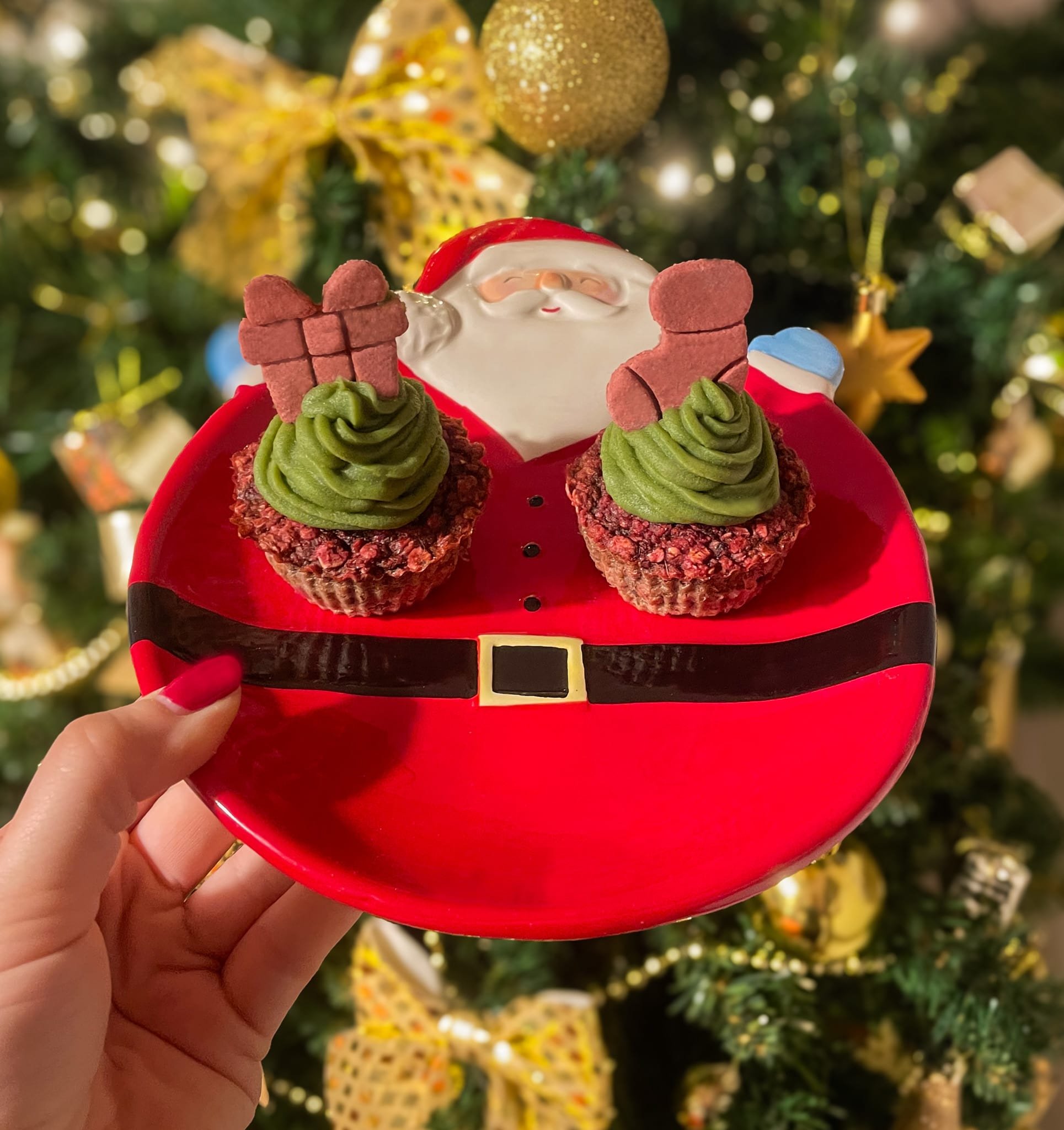 Pupcakes navideños