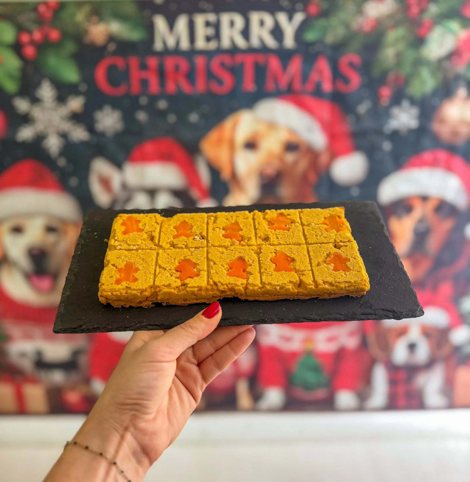 Turrón de pavo y calabaza