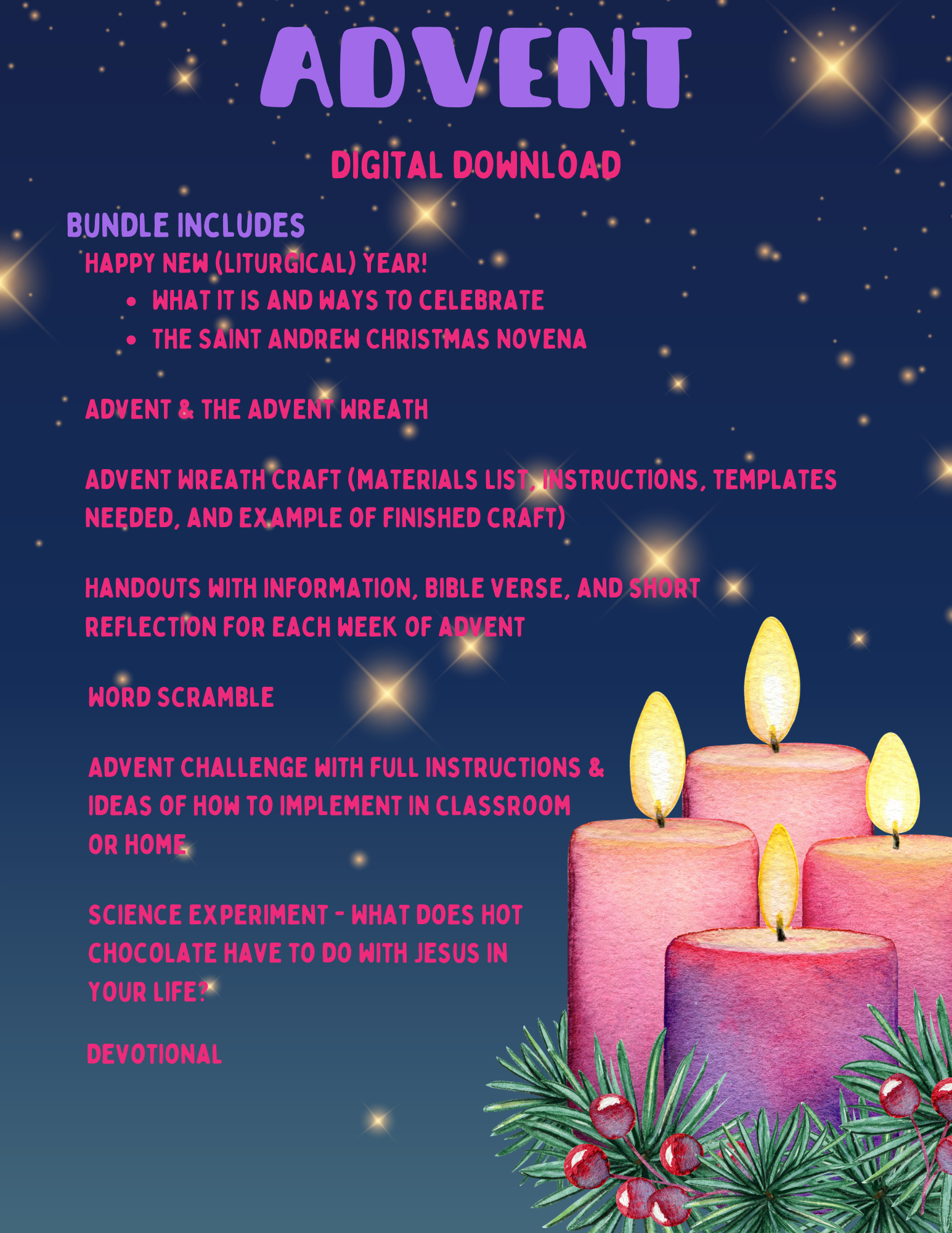 Advent Activity Bundle