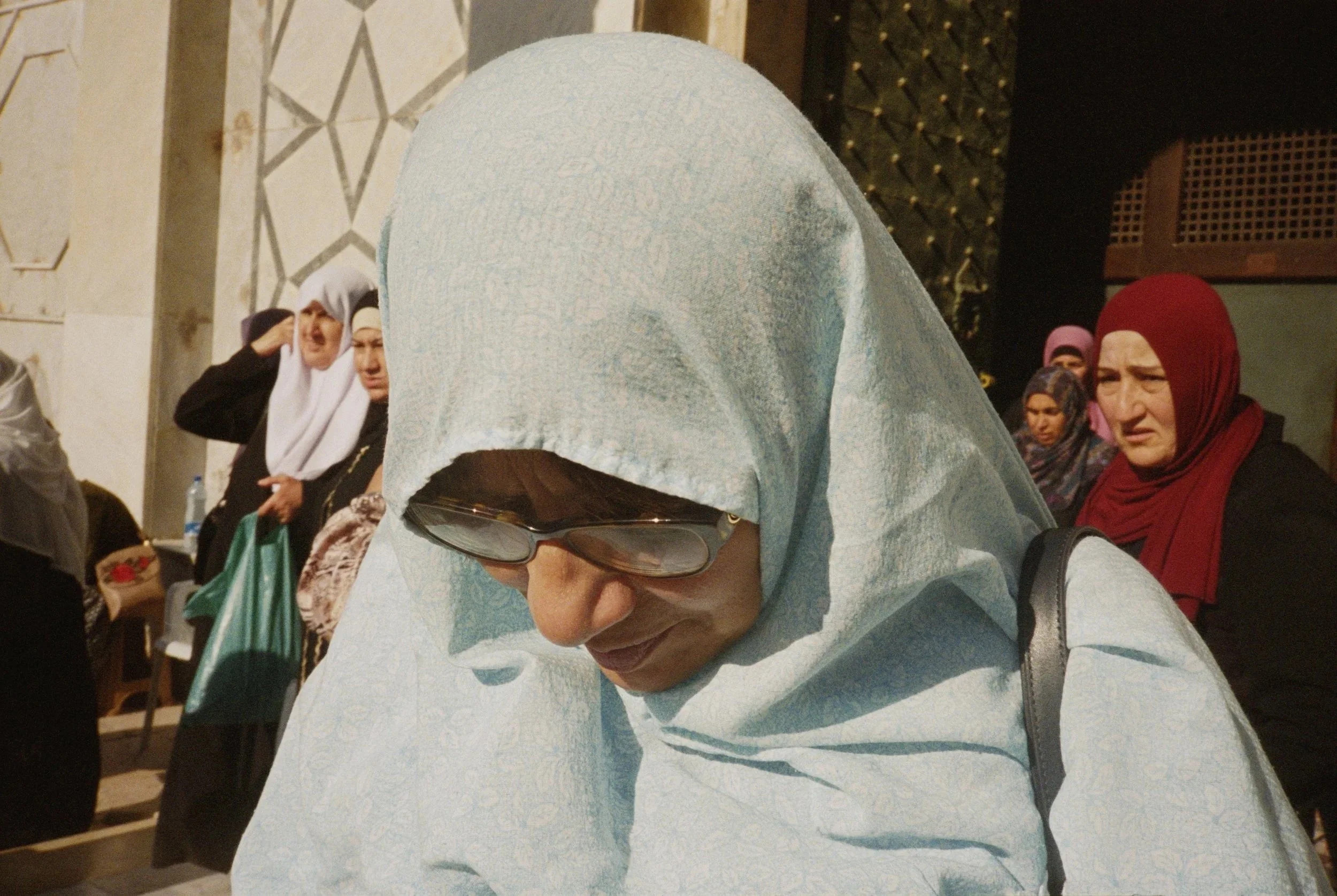  My Mother (with Women) Leaving Prayer at Al-Aqsa Mosque, Al-Quds (Jerusalem), 2018 