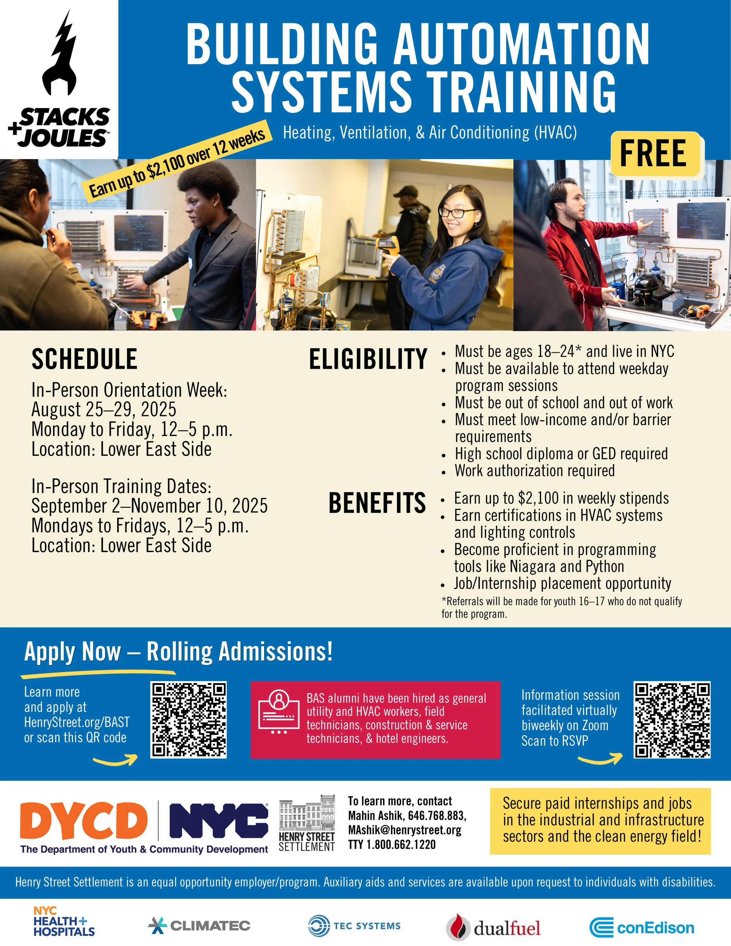 Building Automation Systems Paid Training - Train & Earn Cohort Begins!