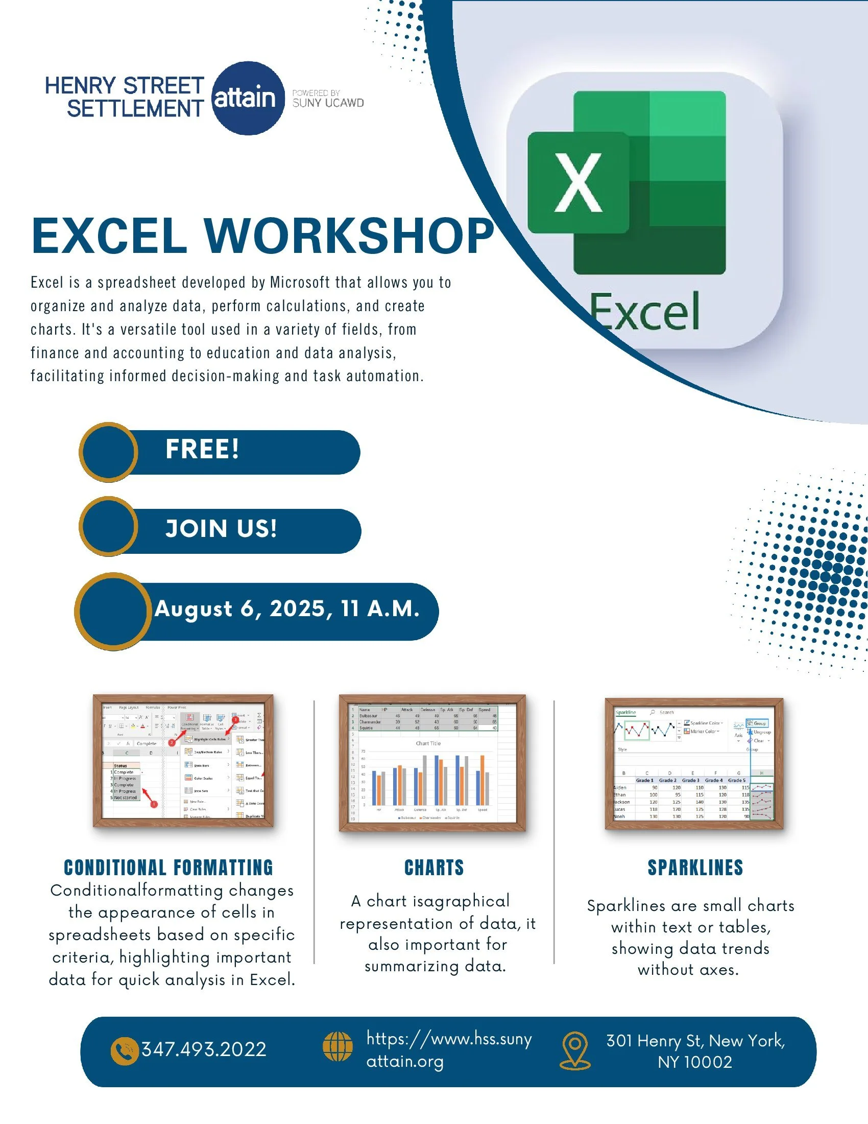 FREE Excel Summer Mini Series: Conditional Formatting & Charts