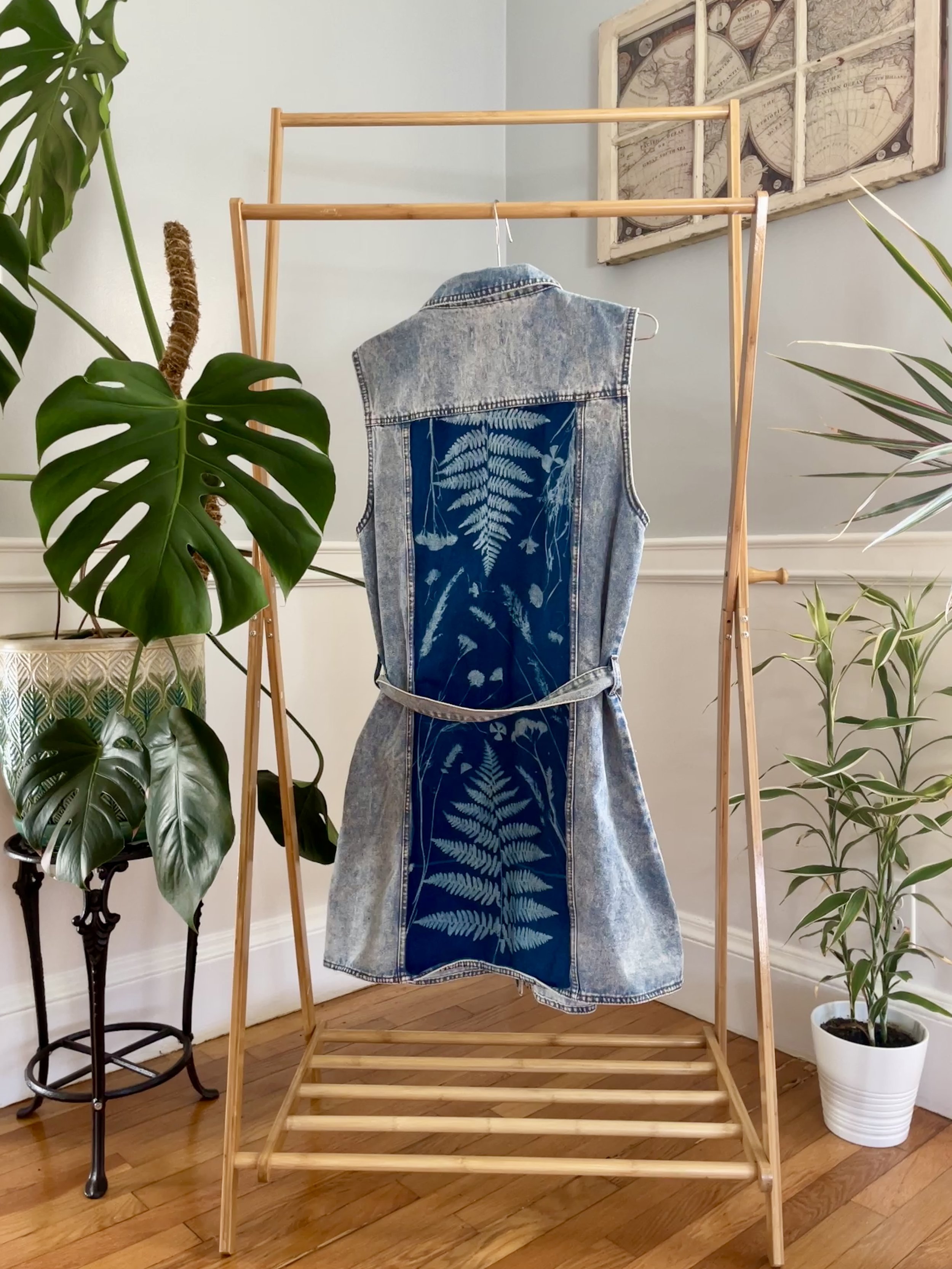 Vintage Denim Garden Dress