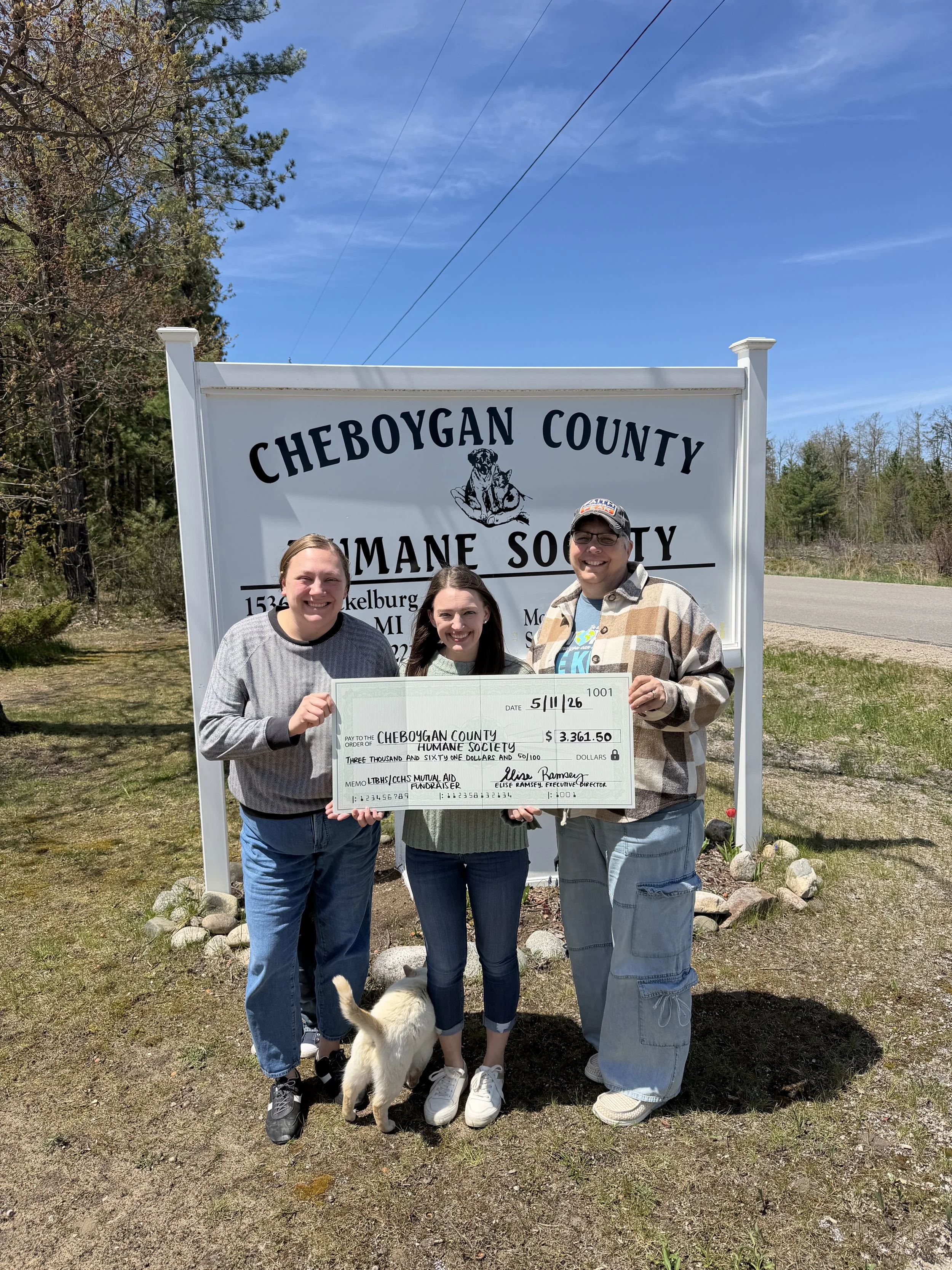 Little Traverse Bay Humane Society Offers Emergency Support for Pets Impacted by Flooding; Launches Mutual Aid Fundraiser with Cheboygan County Humane Society