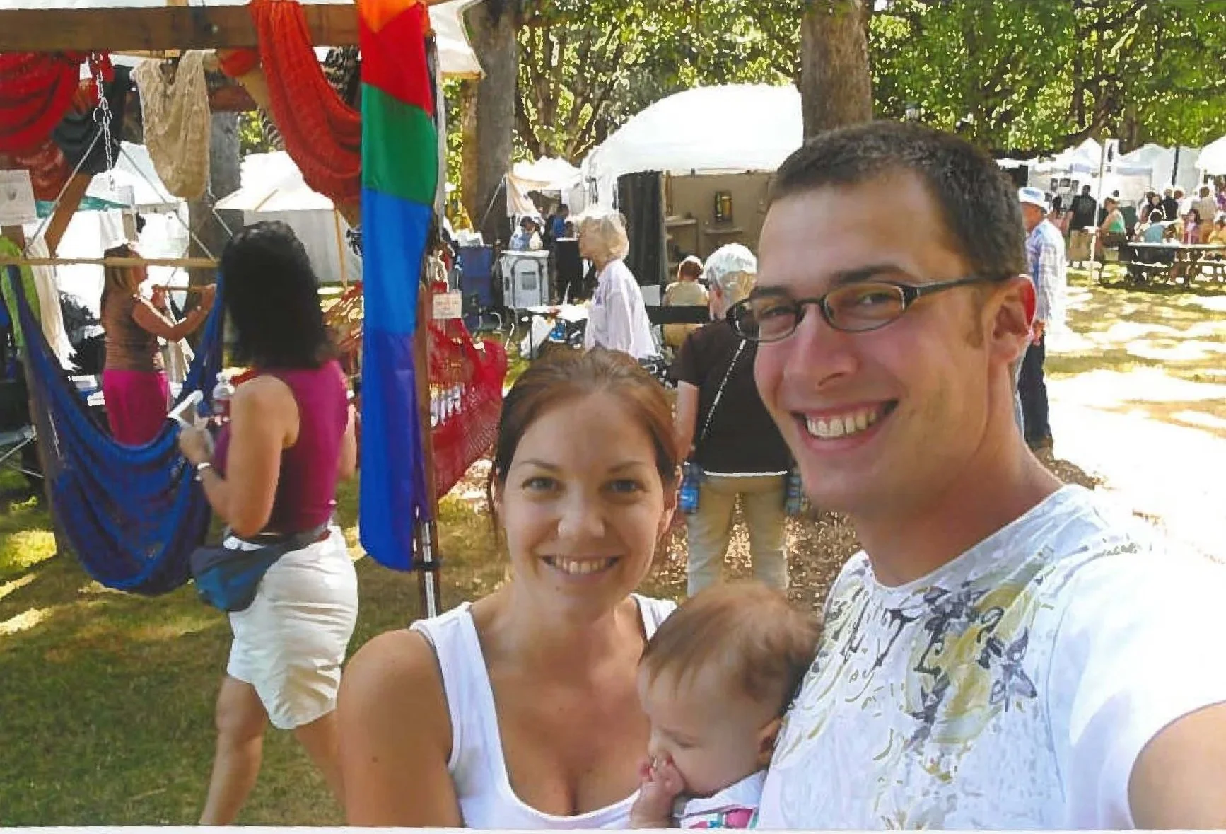 Virginia, Isaak, and Aliza at the State Fair