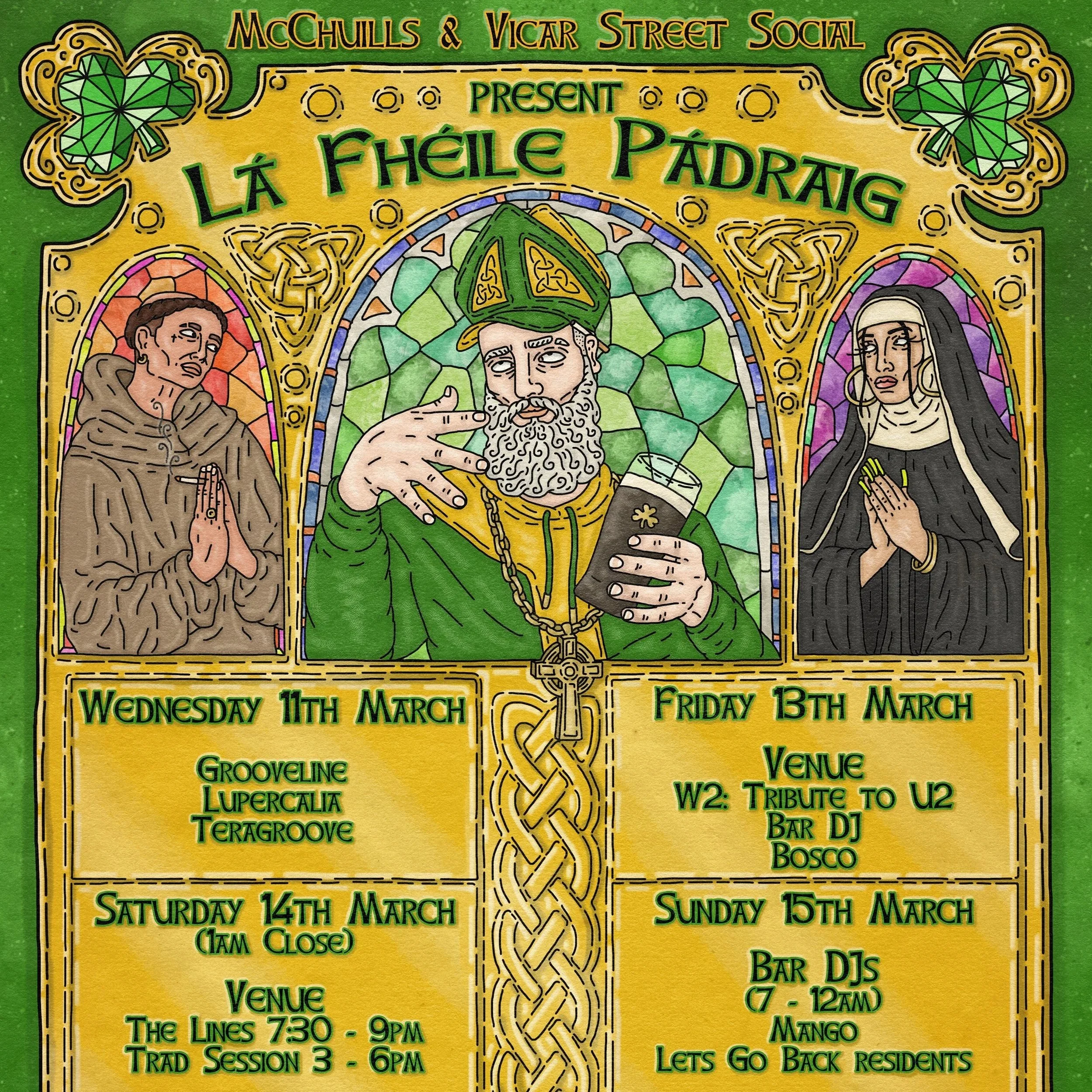 McChuills &amp; Vicar street Social Presents: Lá Fhéile Pádraig