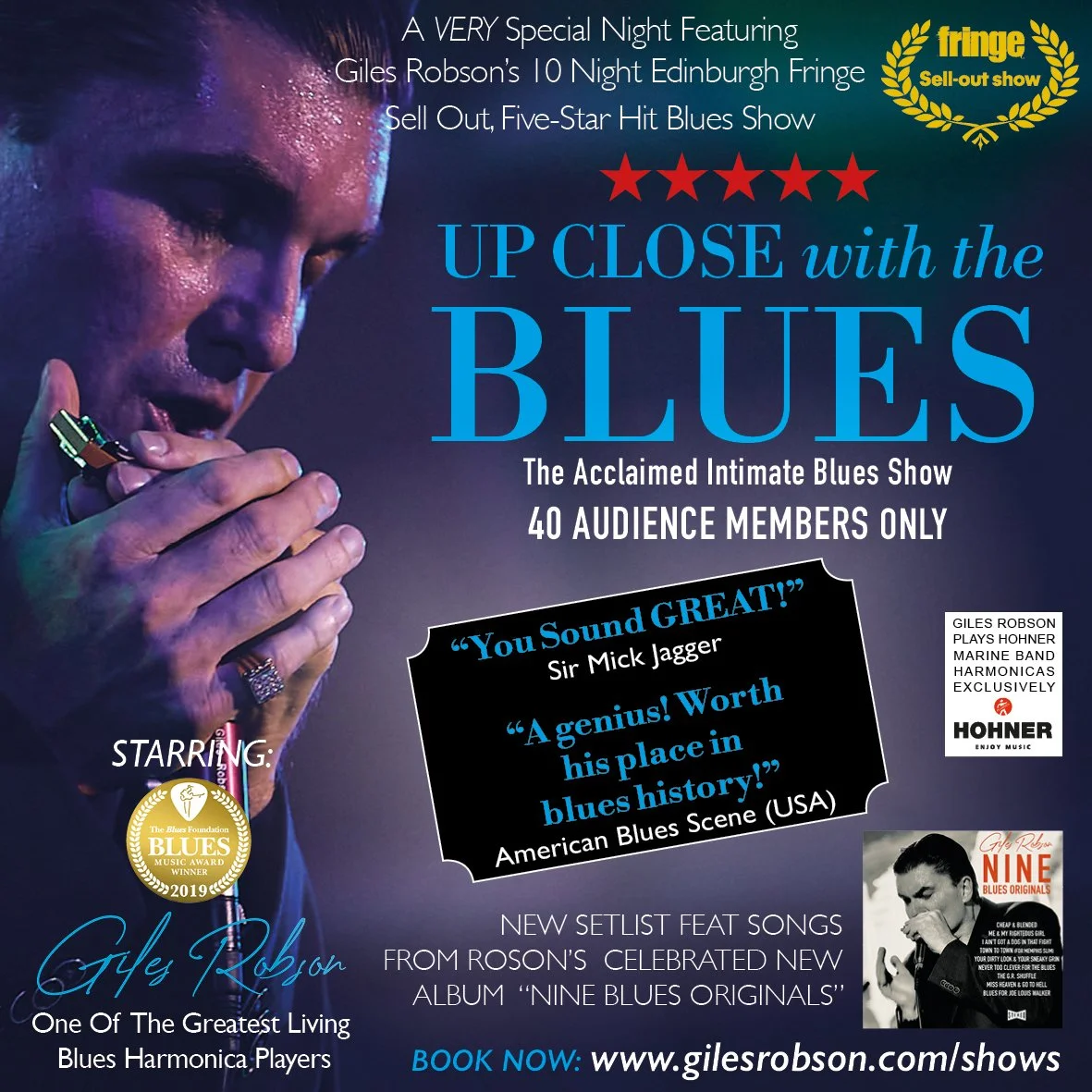 GILES ROBSON: UP CLOSE WITH THE BLUES