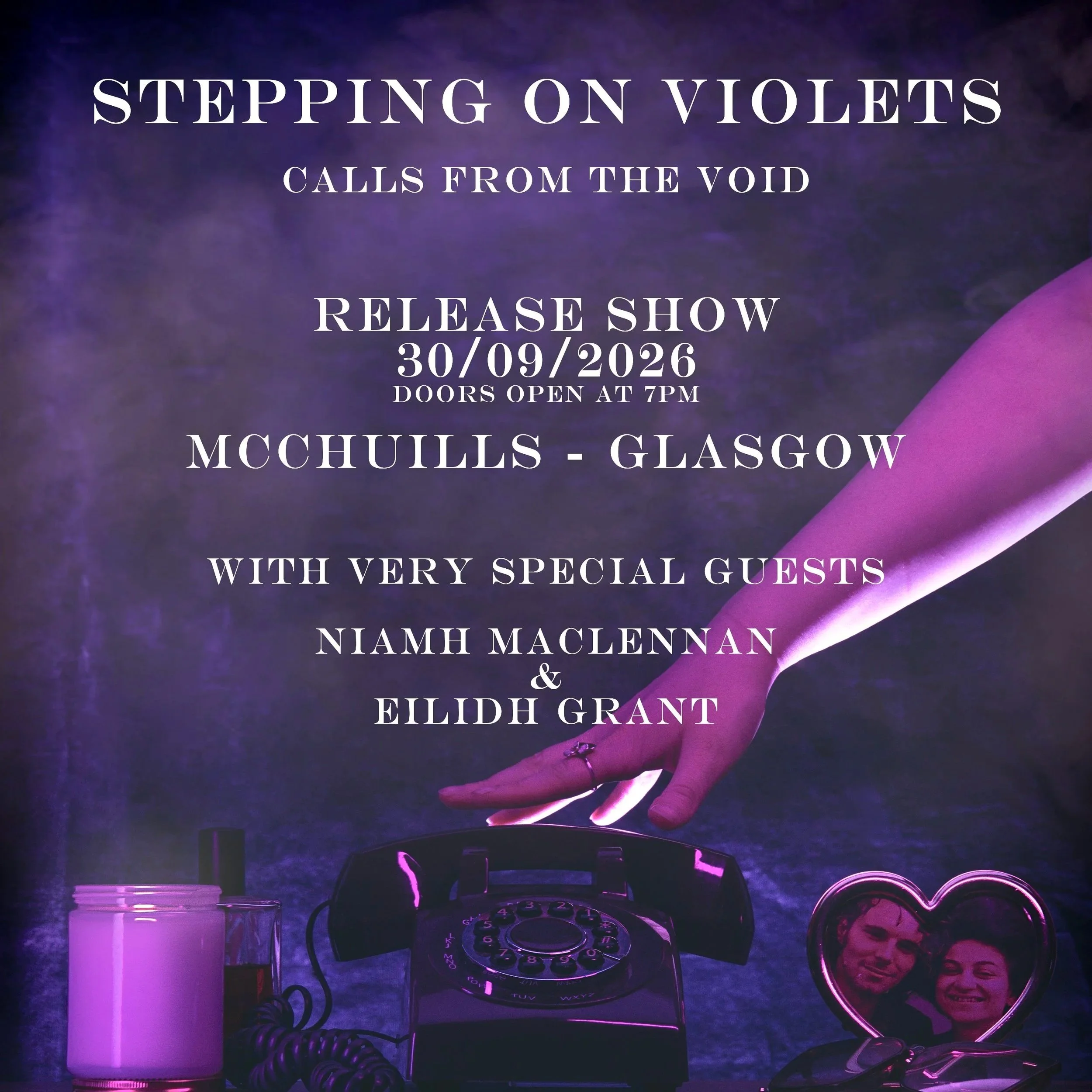 STEPPING ON VIOLETS:  CALLS FROM THE VOID | AN EXCLUSIVE FIRST LISTEN