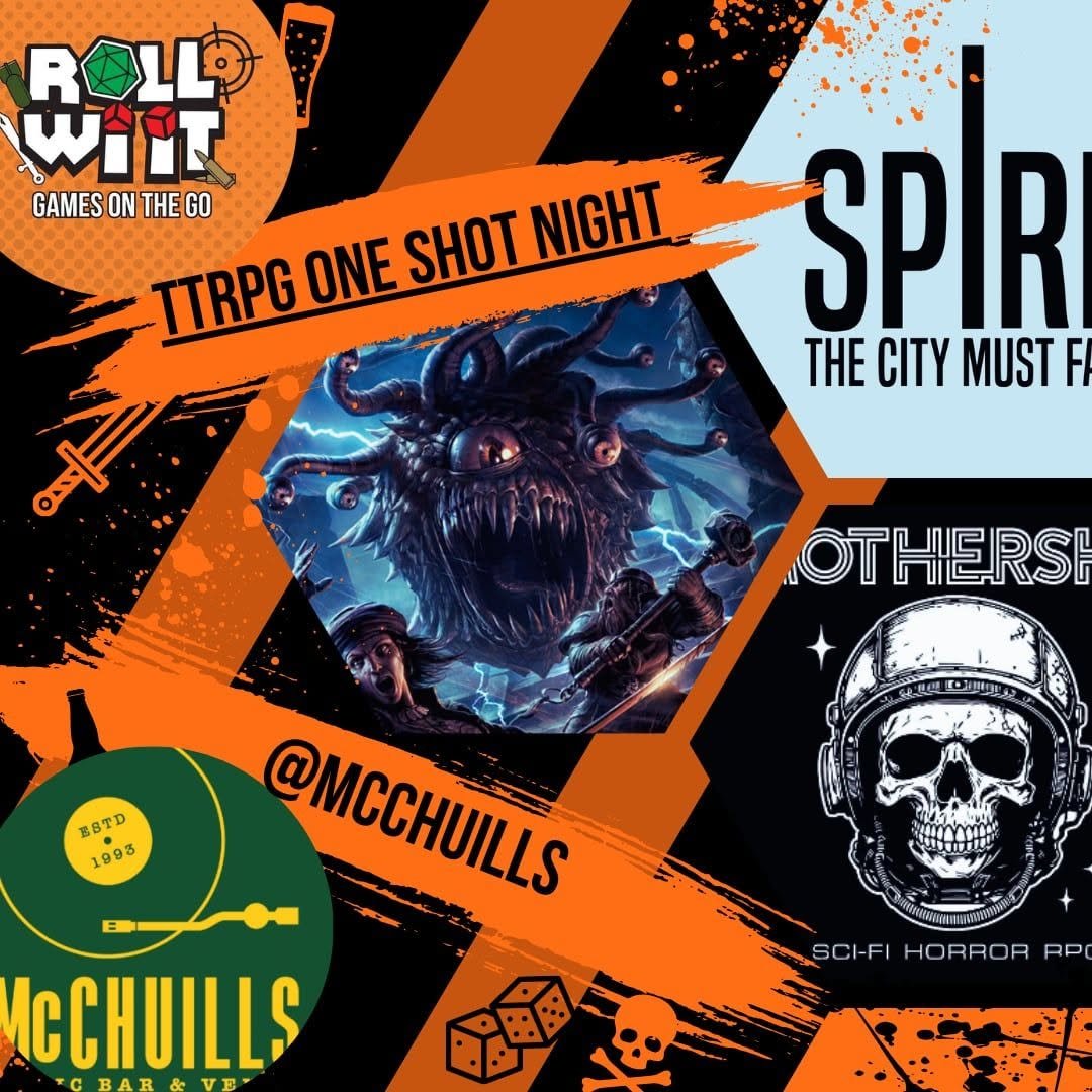 ROLL WI' IT | TTRPG - ONE SHOT NIGHT