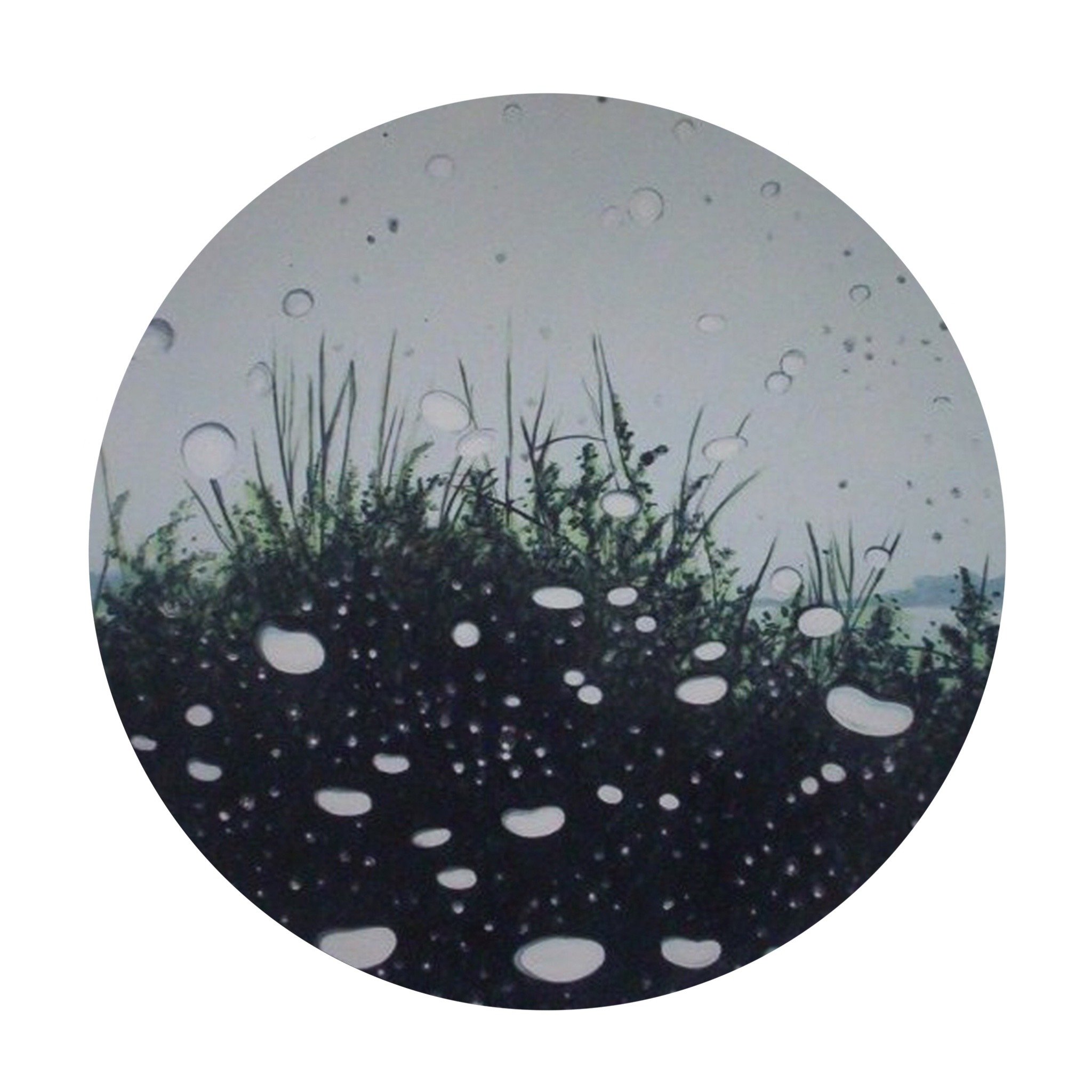 Punto de Partida
Tempestad, 2007.
Acrylic on canvas
45 cm diameter