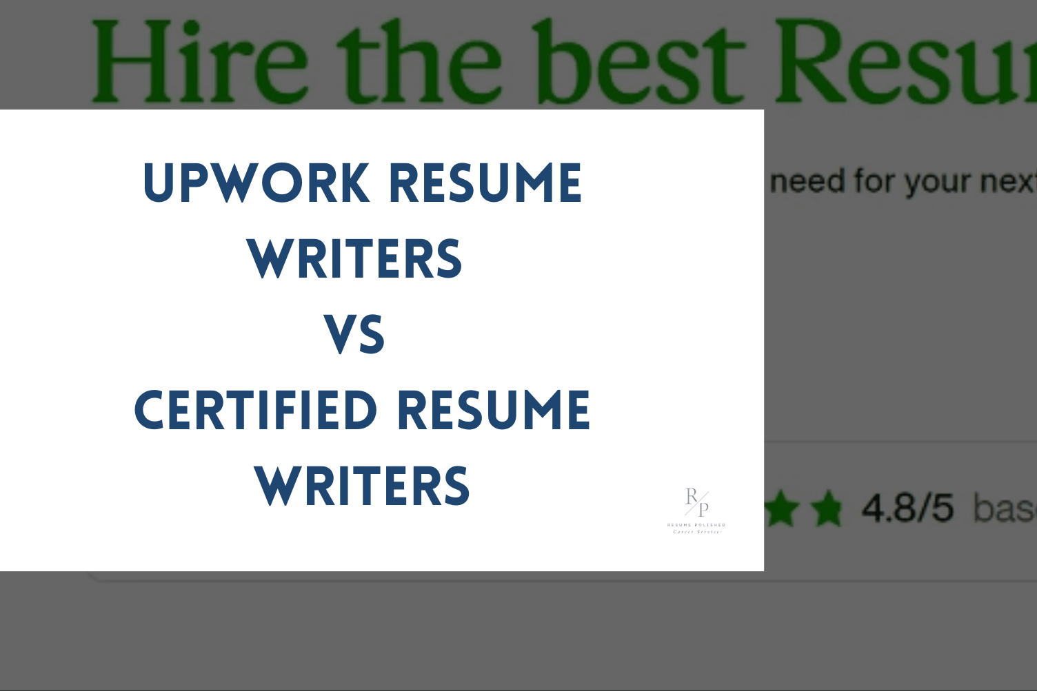 Upwork Resume Services vs Certified Resume Writers: What's the Risk?