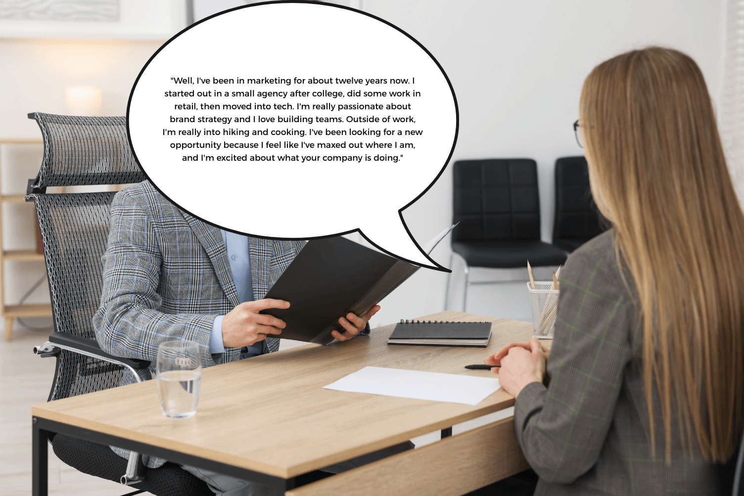 weak interview question answer to "tell me about yoursefl"