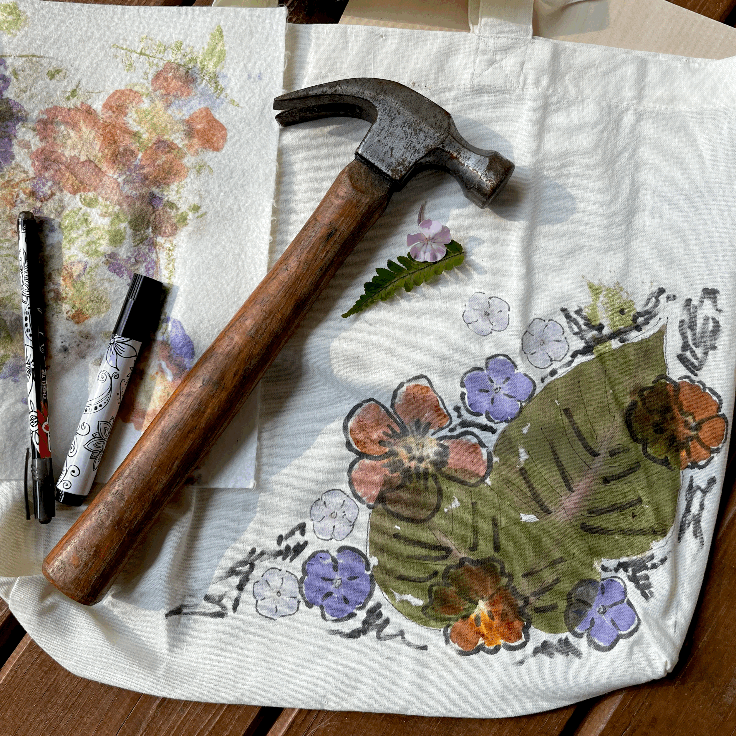 Flower Stamping Workshop