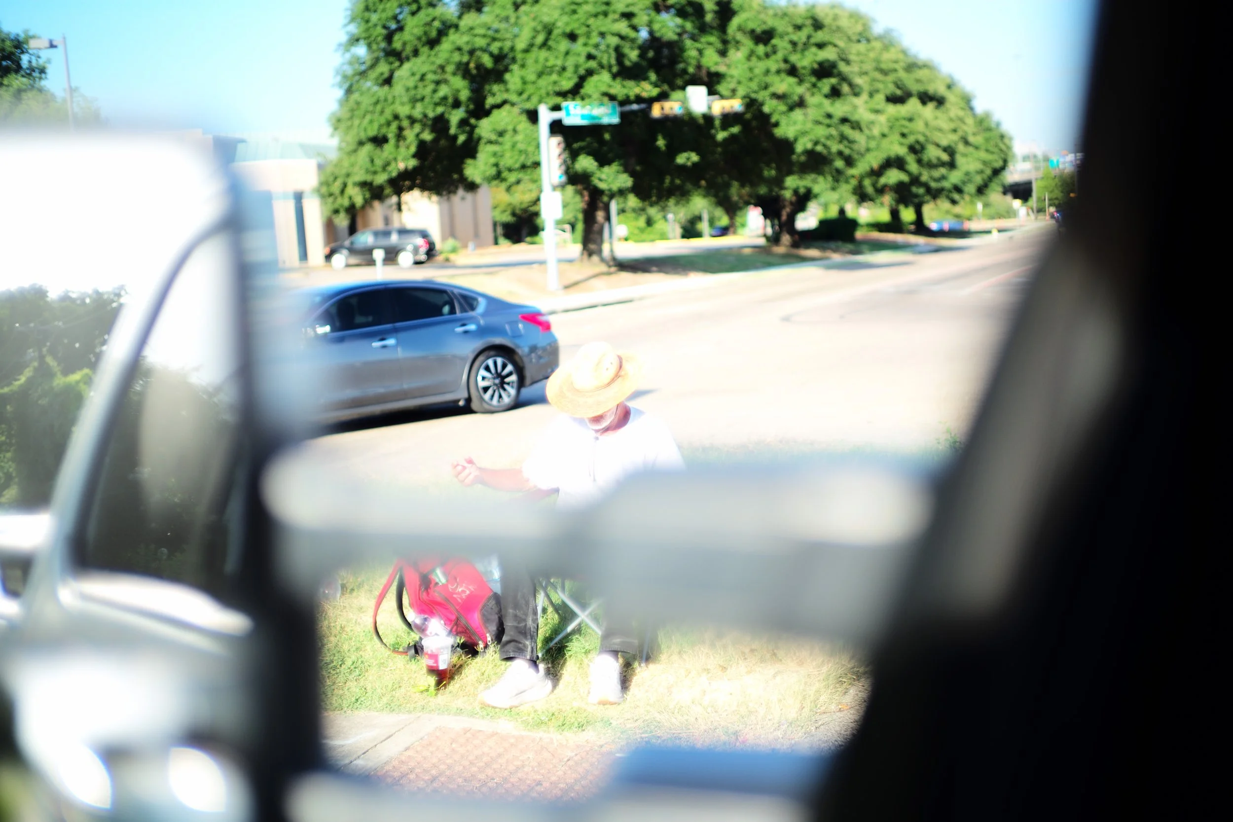 just passing through