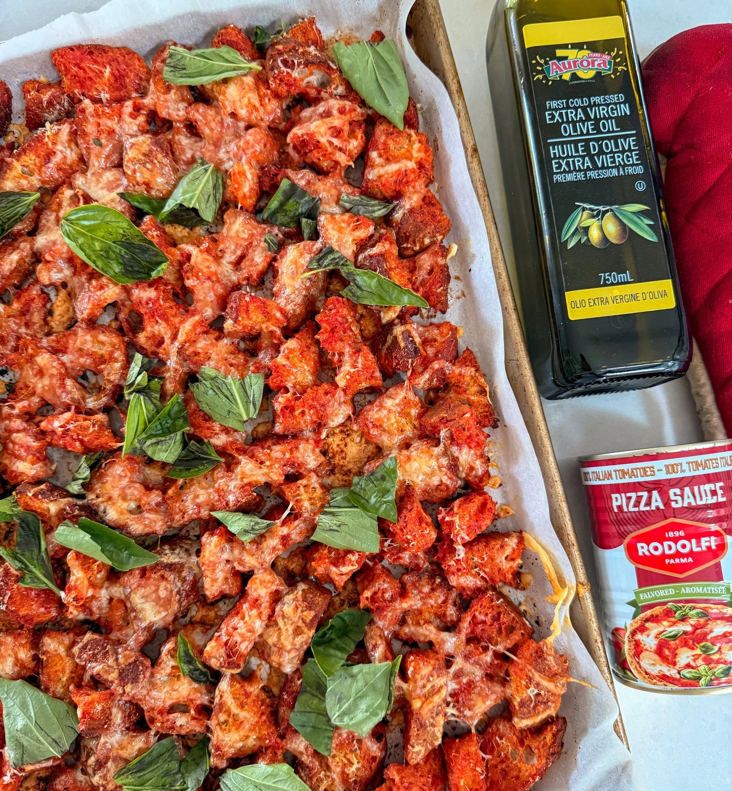 Pizza Croutons Bites