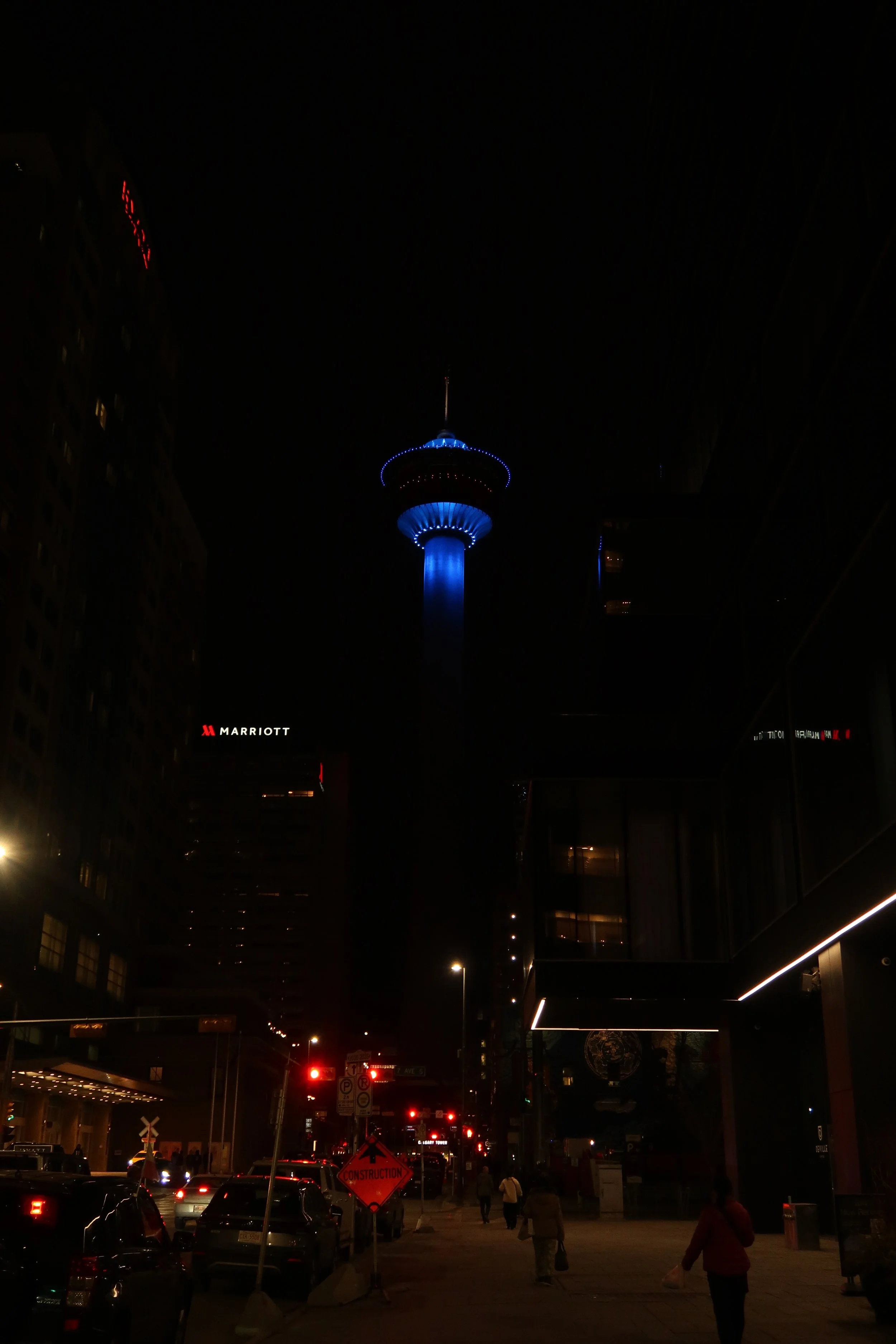 Calgary Tower in downtown Calgary, Alberta, Canada