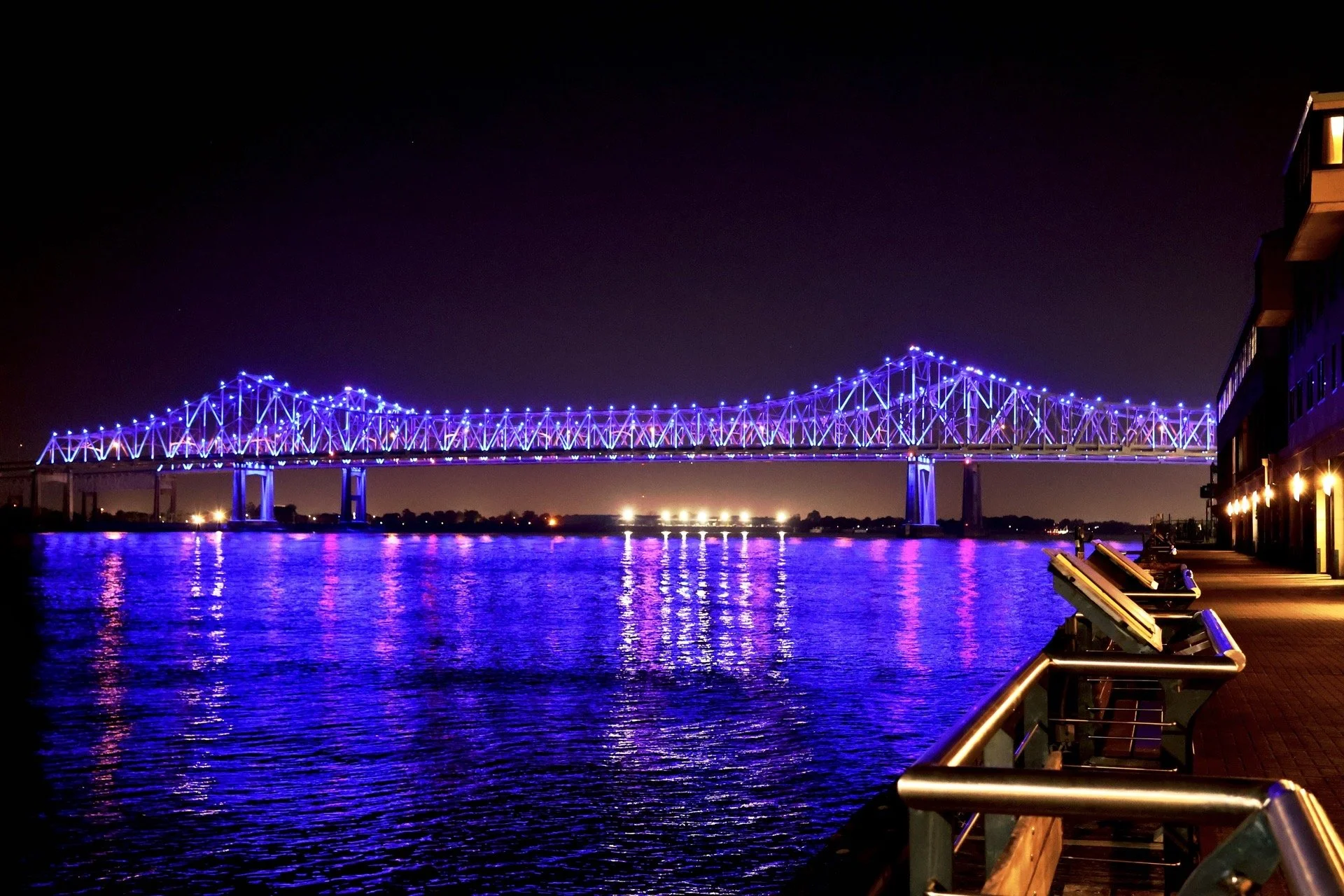 Crescent City Connection bridge in New Orleans 