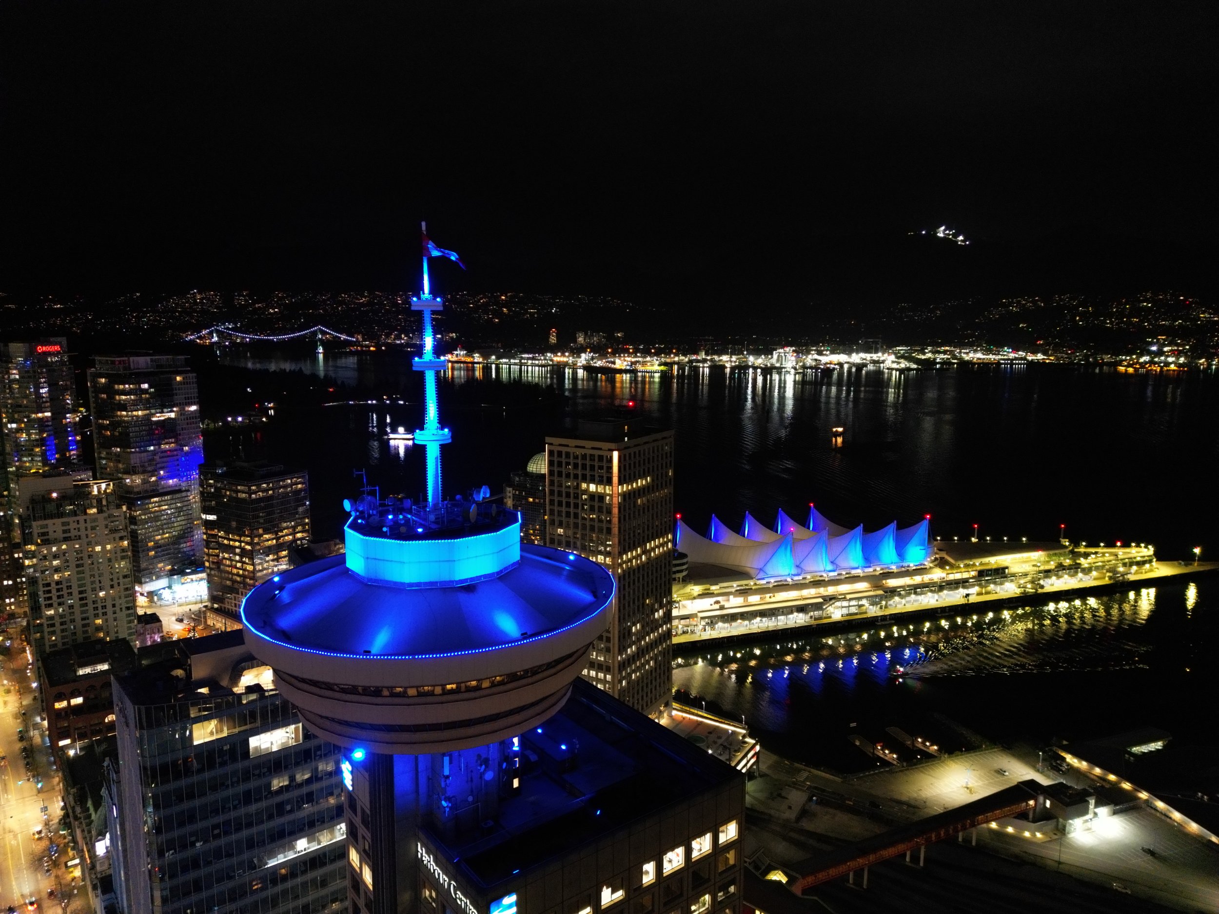 Vancouver Lookout with Canada Place Sails