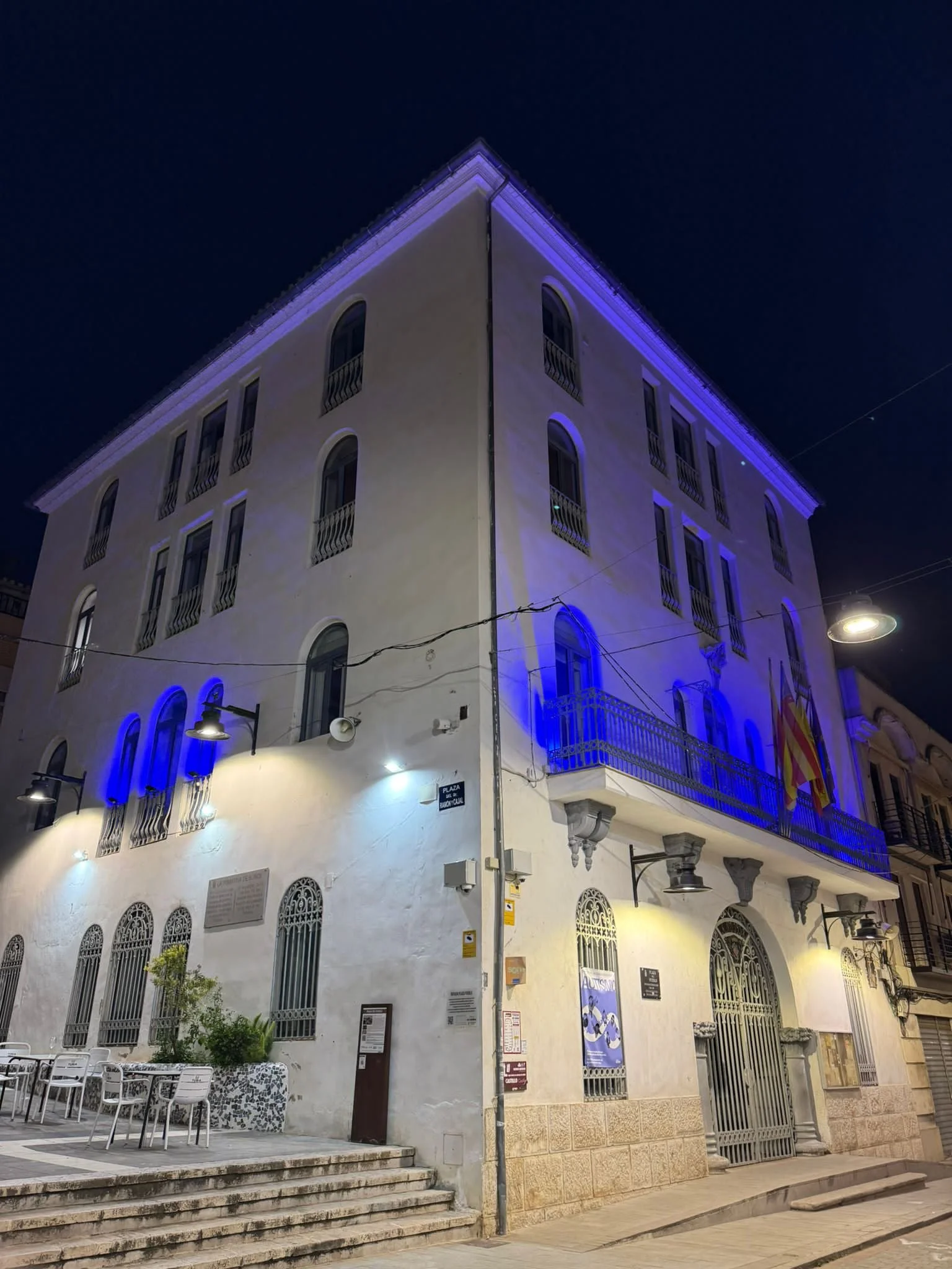 Town Hall of Buñol, also known as the Ayuntamiento de Buñol, located in Spain. 