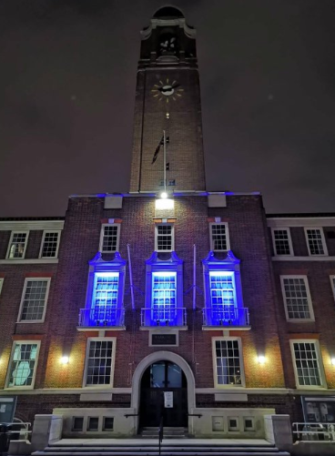 Barking Town Hall in Barking and Dagenham