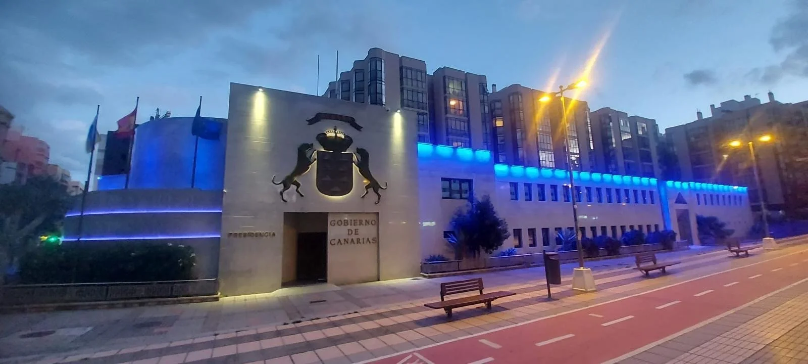 Sede del Gobierno Autonomo de Carnarias, en la isla de Gran Canaria | Seat of the Autonomous Government of Carnarias, on the island of Gran Canaria
