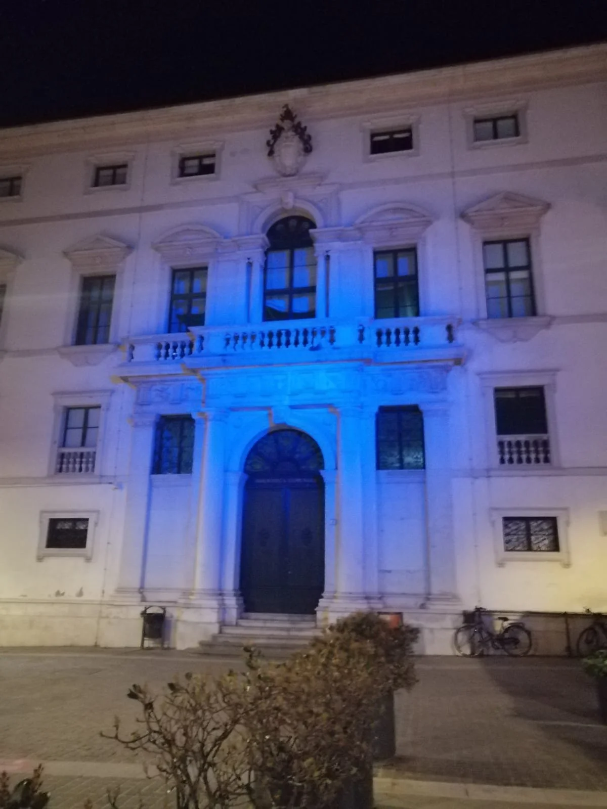  Palazzo Bartolini, which currently houses the Biblioteca Civica "Vincenzo Joppi" in Udine, Italy. 