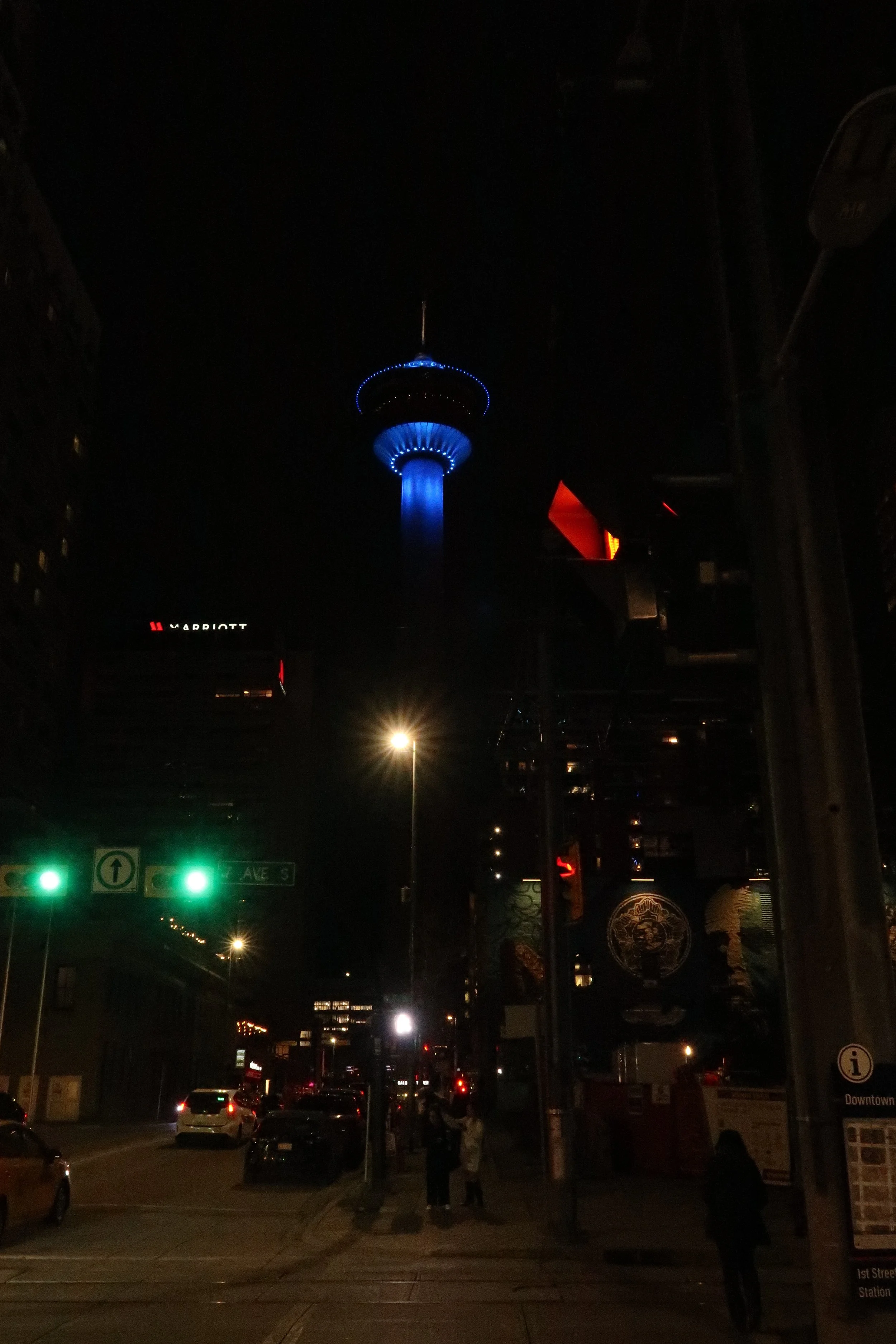 Calgary Tower in downtown Calgary, Alberta, Canada