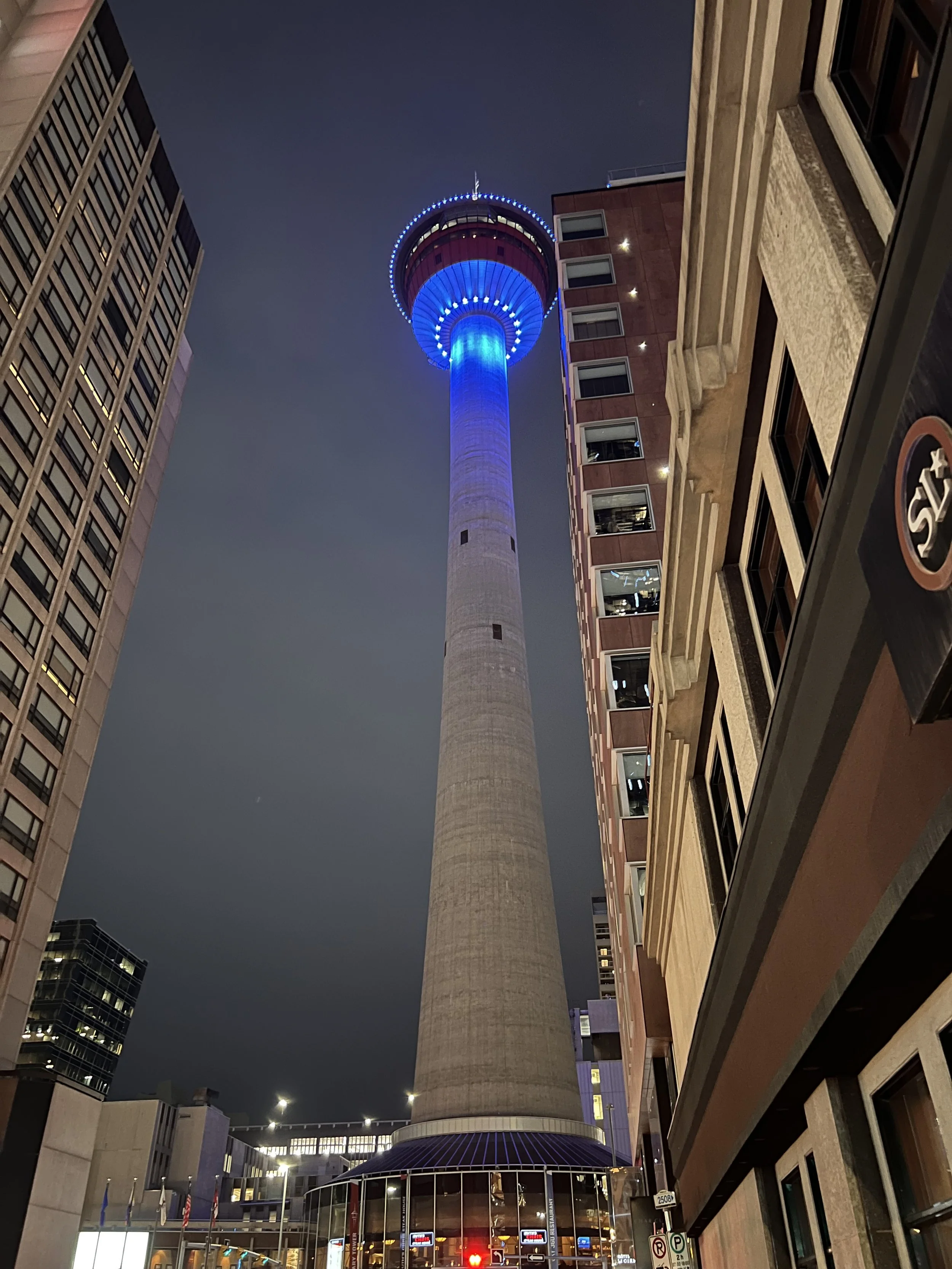 Calgary Tower in downtown Calgary, Alberta, Canada