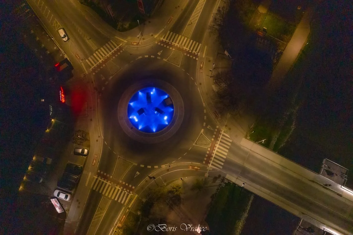 A roundabout fountain in Laško, Slovenia
Photo Credit: Boris Vrabec