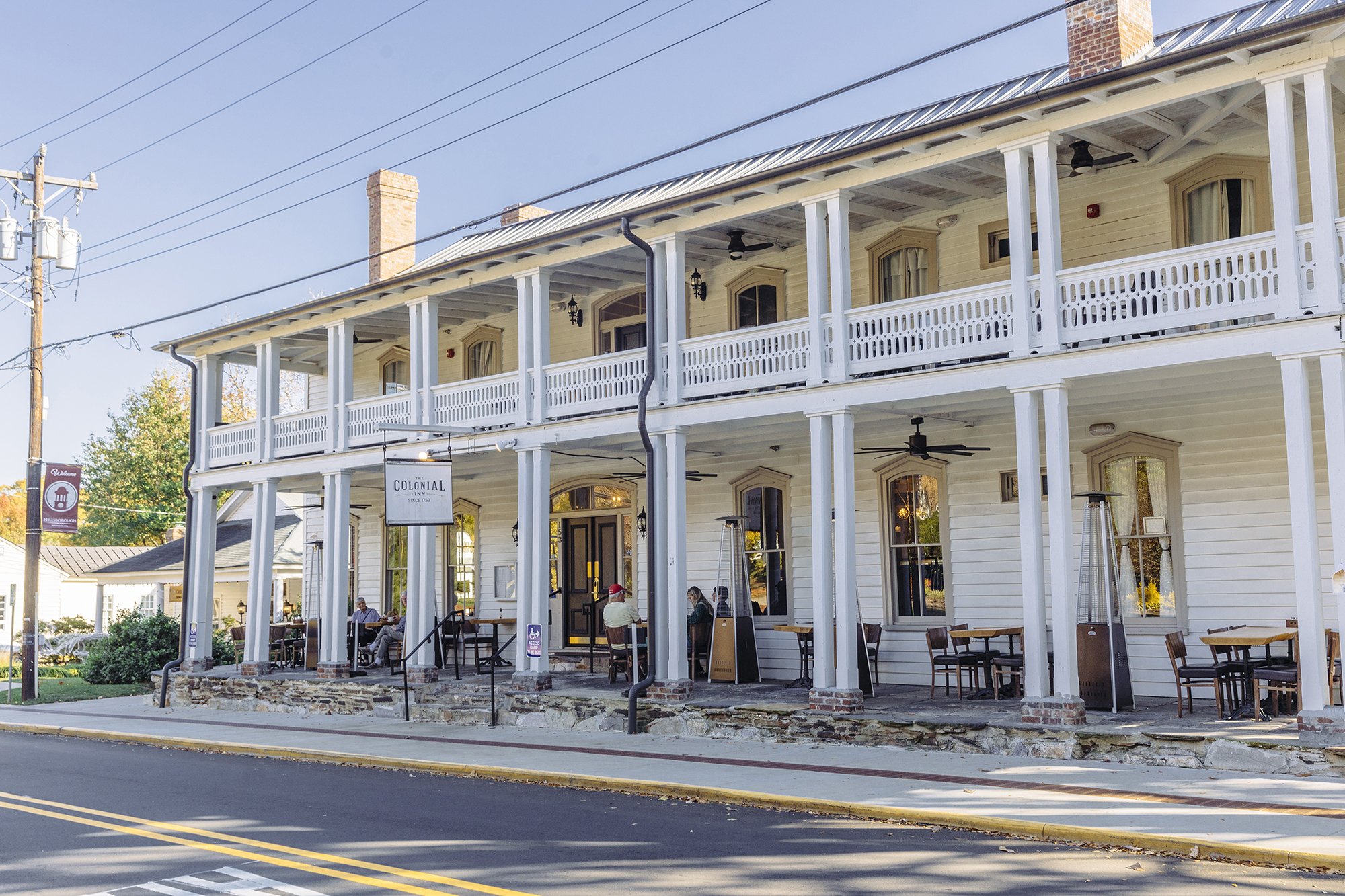 Colonial Inn ("since 1759"), Hillsborough, North Carolina, 2023. 5x7" Archival Pigment Print