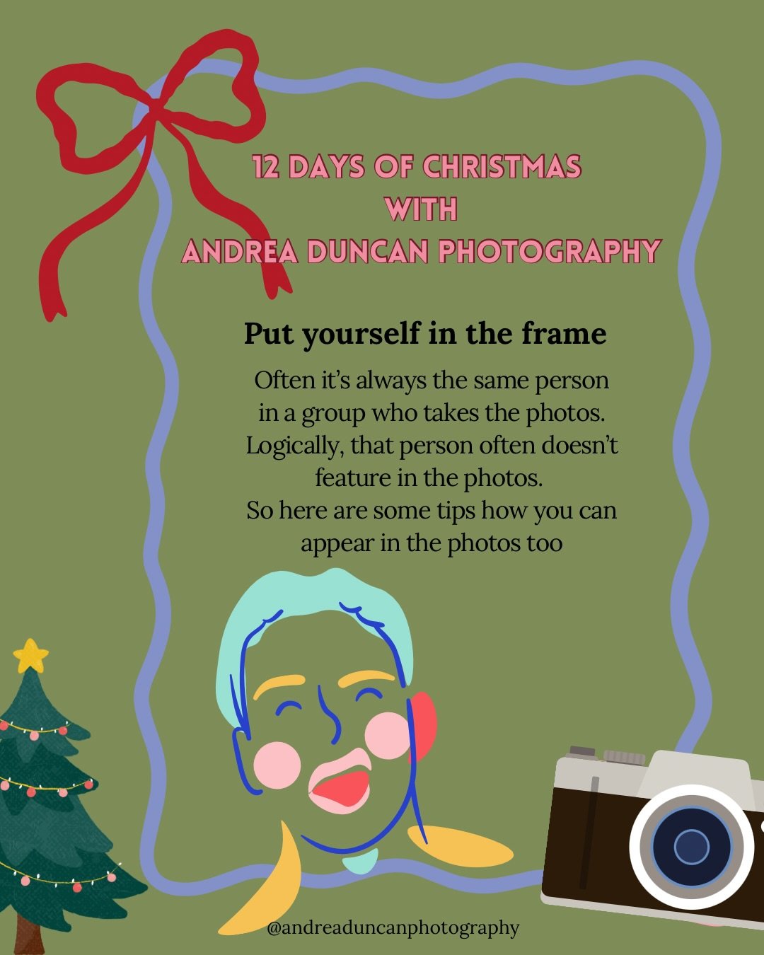 T R I P O D  A L T E R N A T I V E

Here are a few easy tips how you can include yourself in the photos when you don&rsquo;t have a tripod. 

There will come a time when you notice there are a ton of photos of your family, but not that many where you