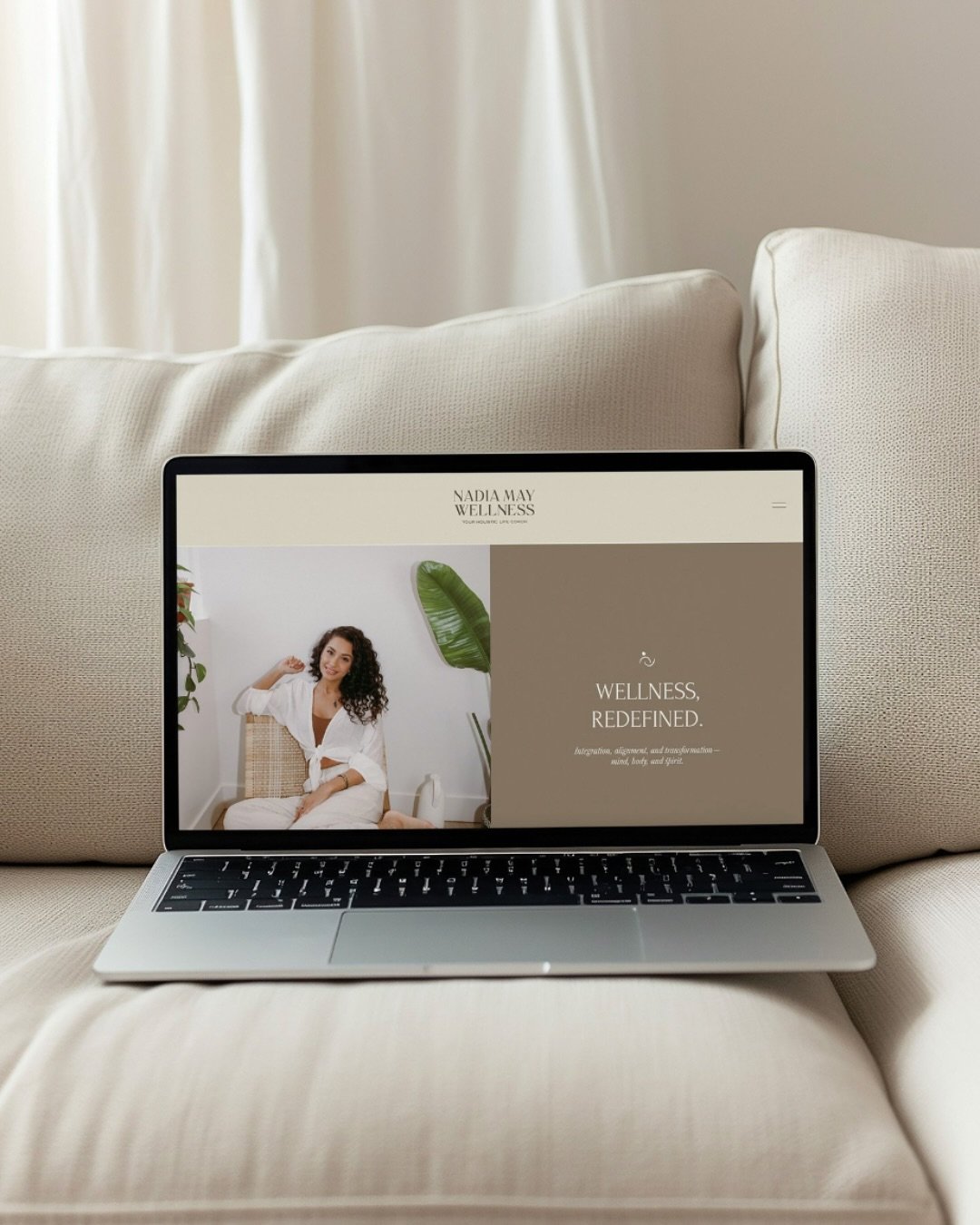Web design and development for @nadiamay_ - a yoga and wellness coach! The site's fresh new look creates a seamless experience for clients to discover Nadia's services and learn more about her holistic approach 🌞 

#brandingforbusiness #brandingfors