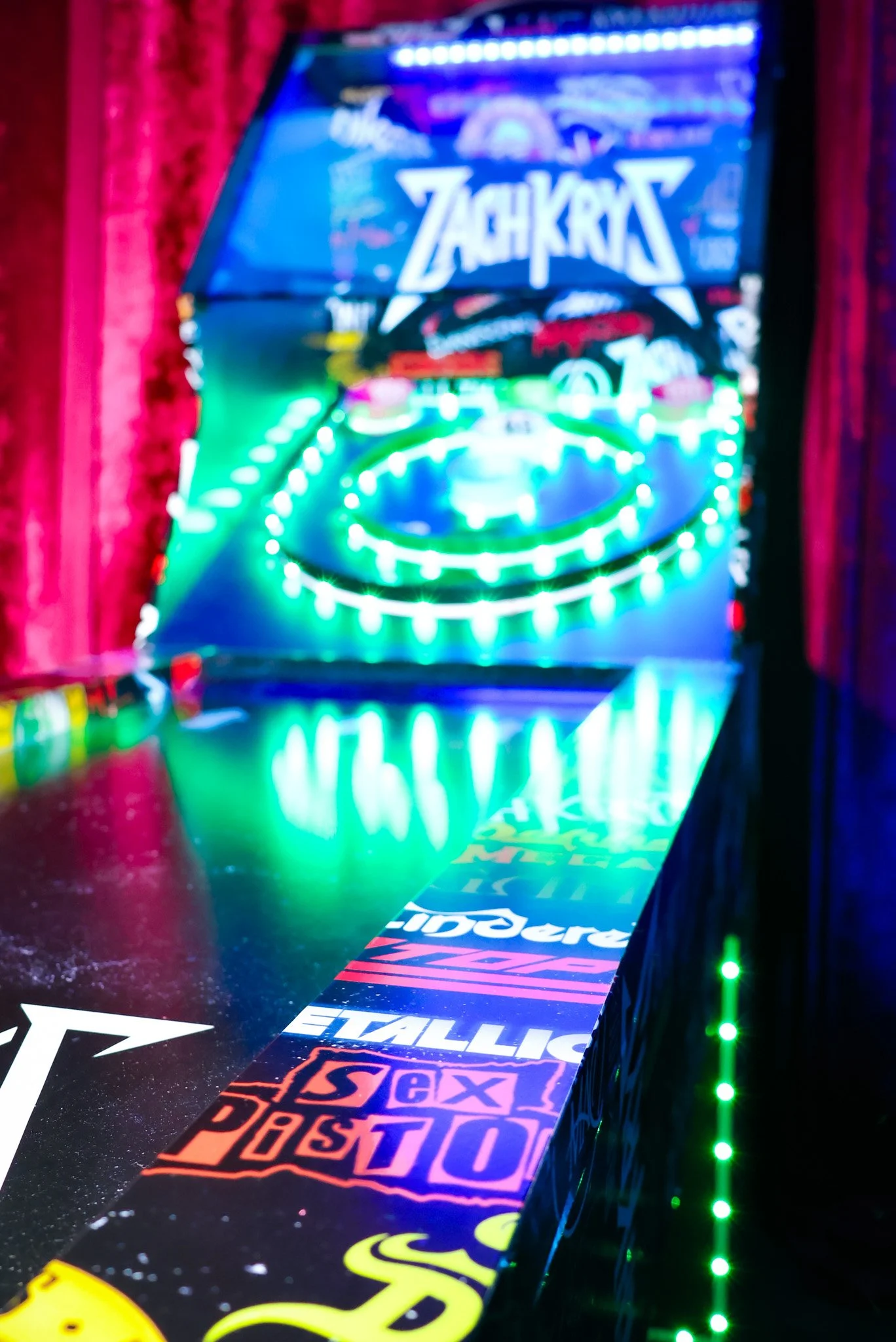 Custom branded Alley Hoops basketball machine for a Bat Mitzvah